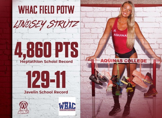 Strutz Struts to WHAC Field Player of the Week