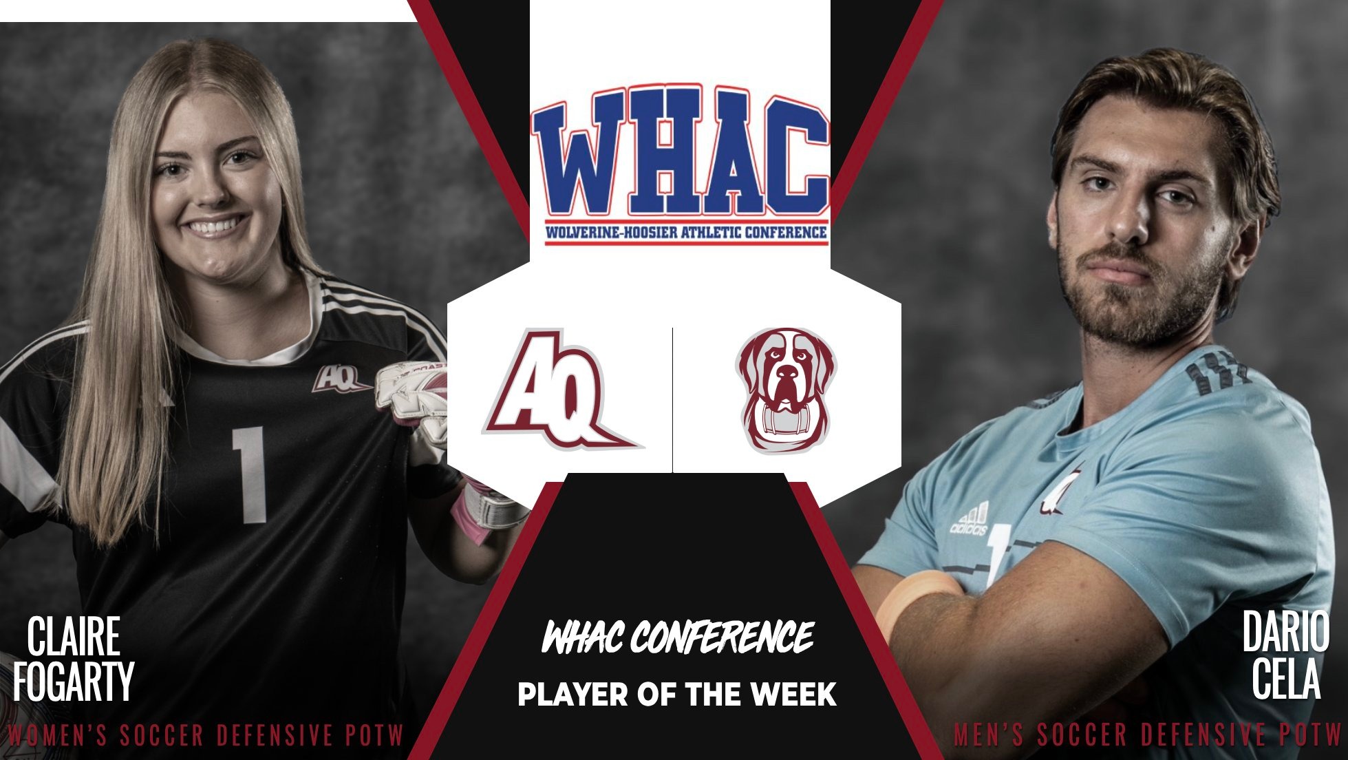 WHAC POTW M/W Soccer Goalies from AQ
