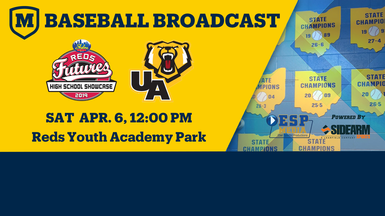 2019 Moeller Baseball vs. Upper Arlington Broadcast UPDATED