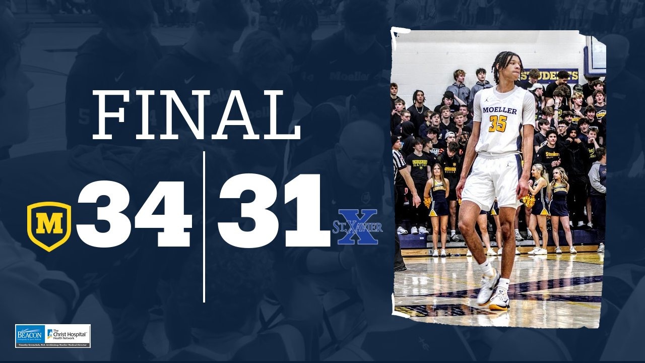 Moeller Basketball sweeps St. Xavier Moeller Crusaders