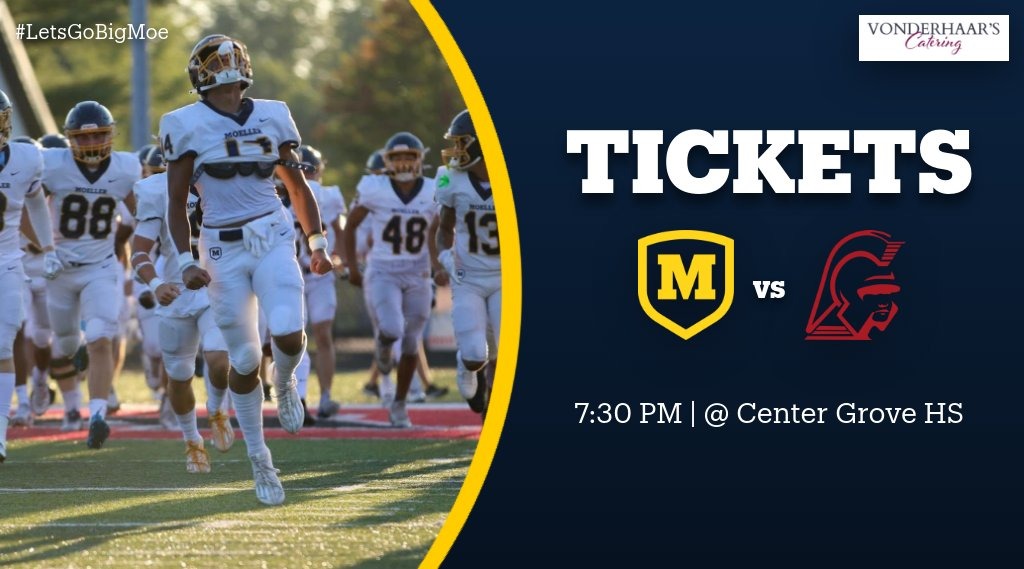 Moeller vs. Center Grove (IN) Tickets Moeller Crusaders