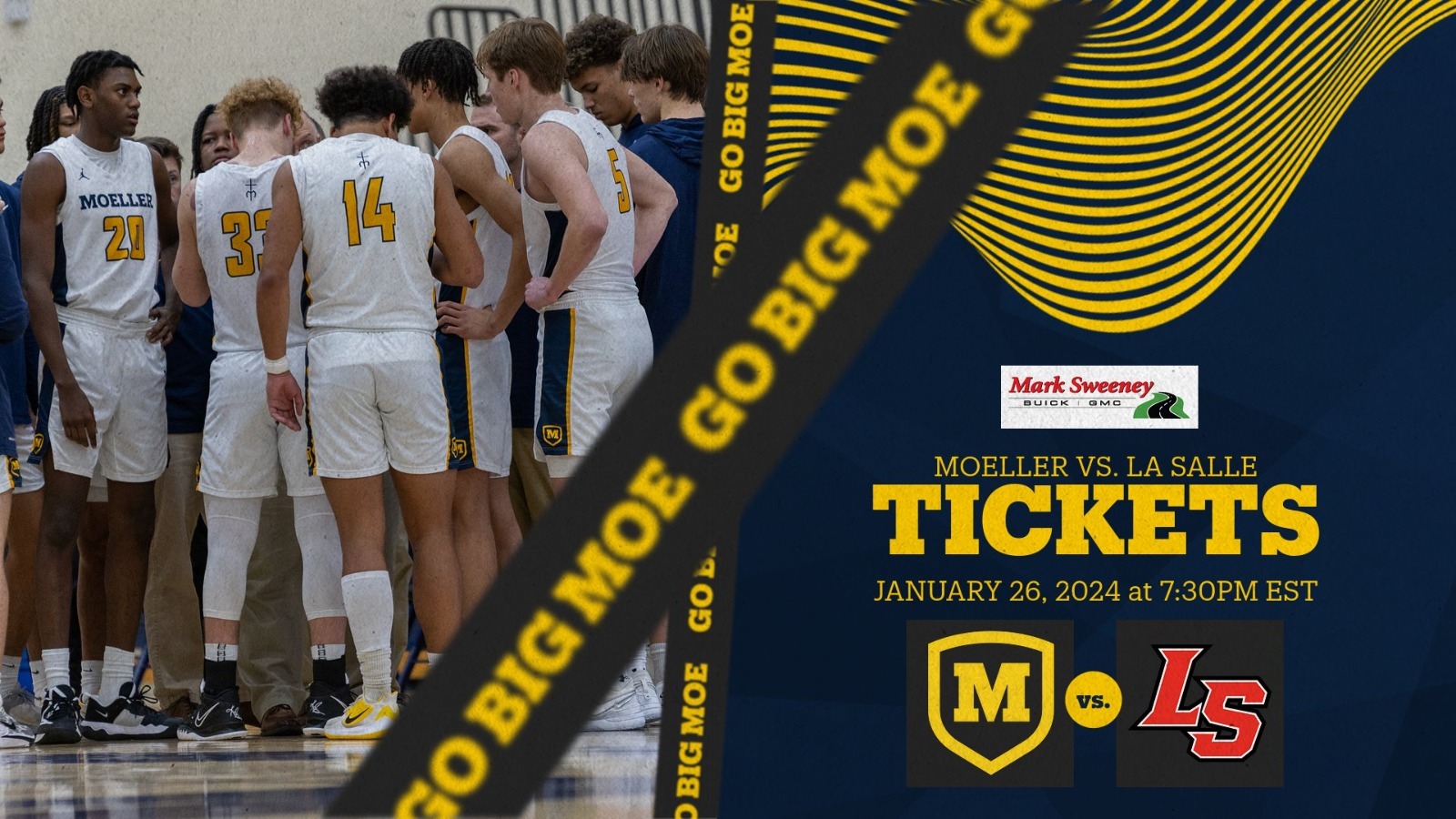 Moeller vs. La Salle Basketball Tickets Moeller Crusaders