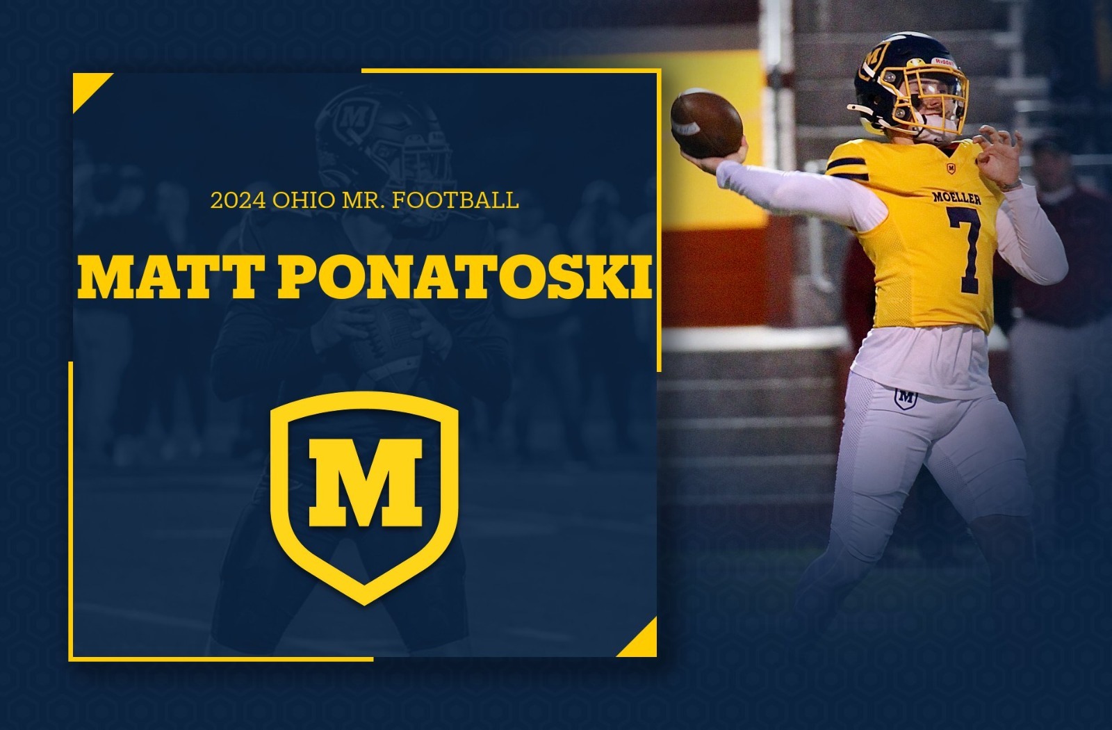 Matt Ponatoski sets NEW Moeller passing records - Archbishop Moeller