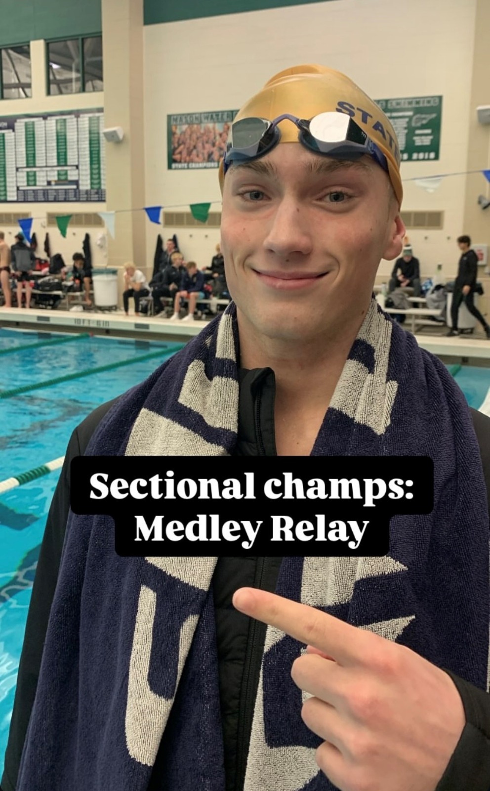 sectional swimming medlay champs 