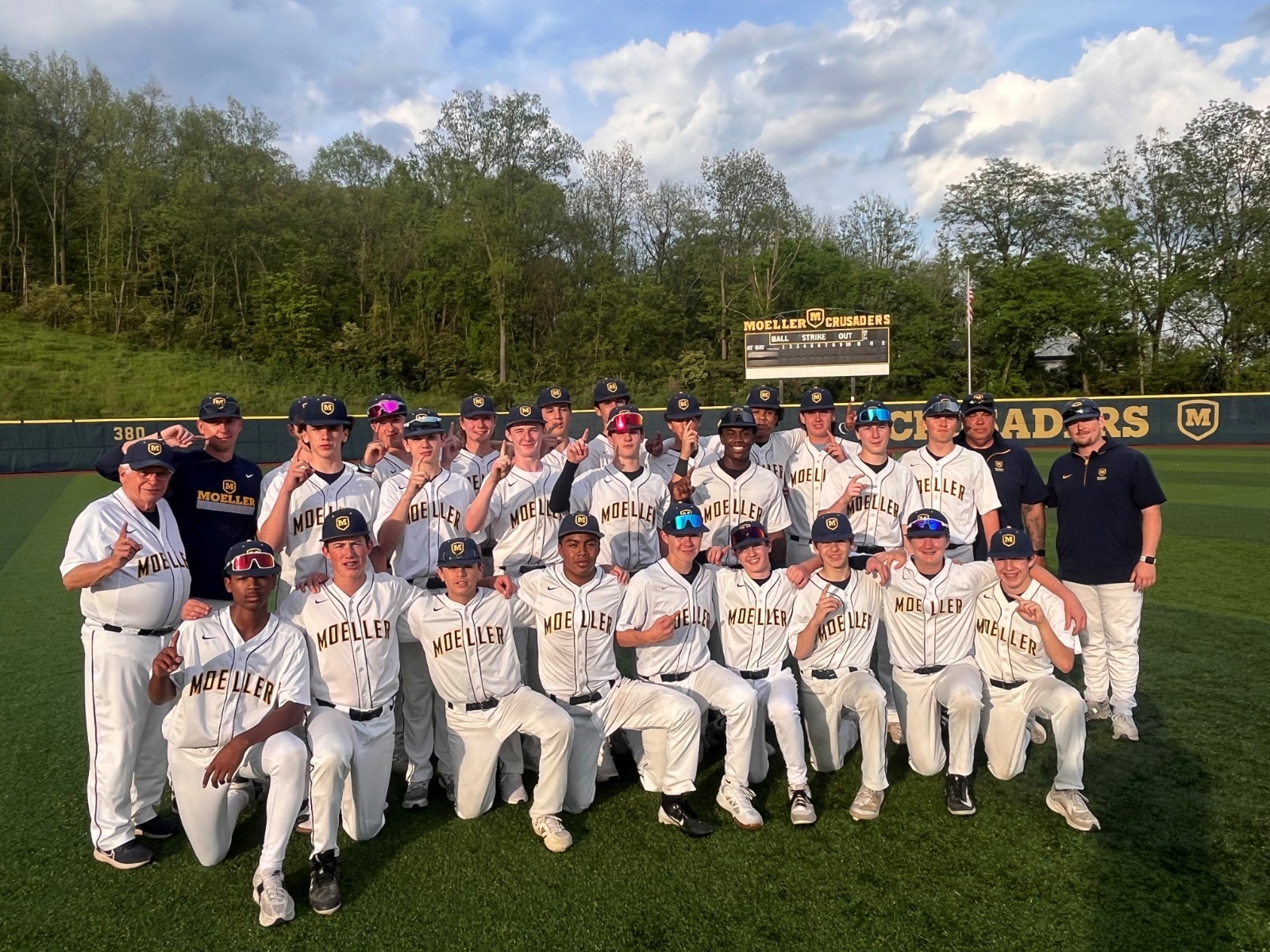frosh baseball gcl champs 