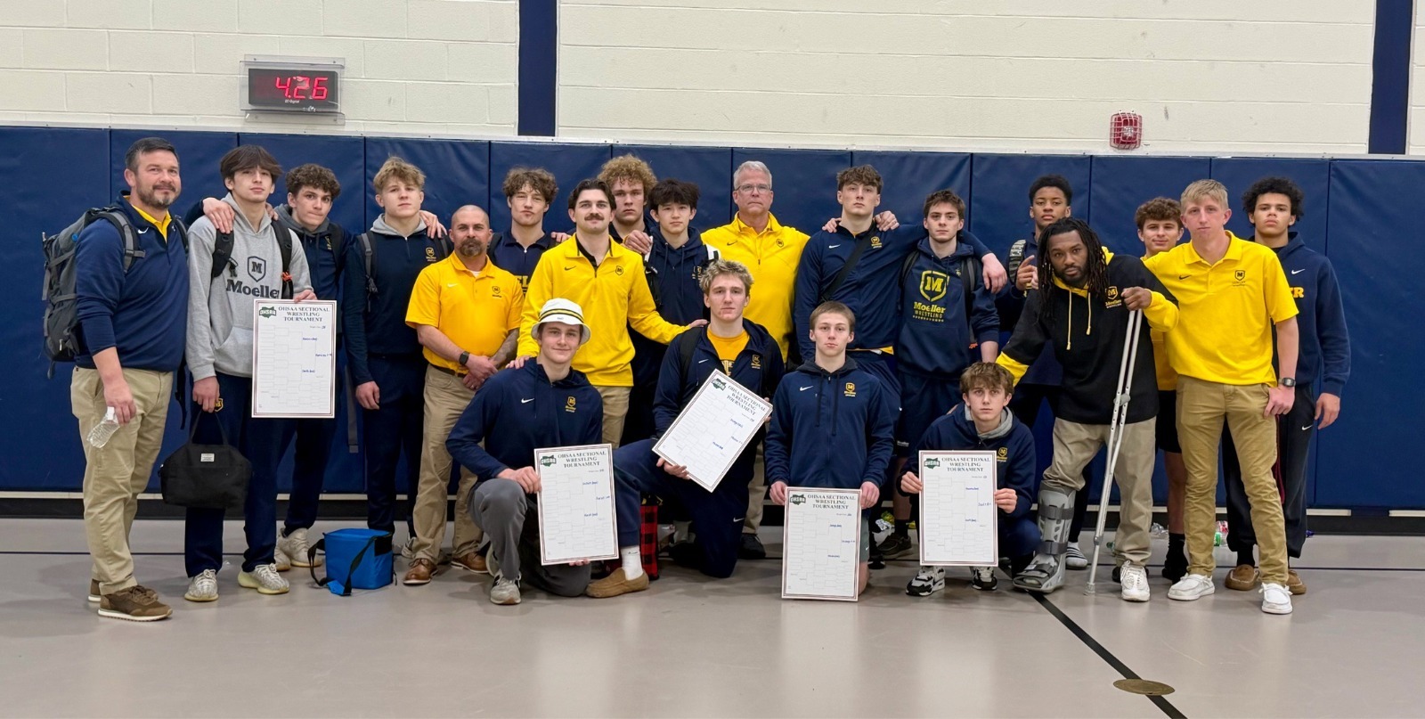 team shot at sectionals wrestling 2026 