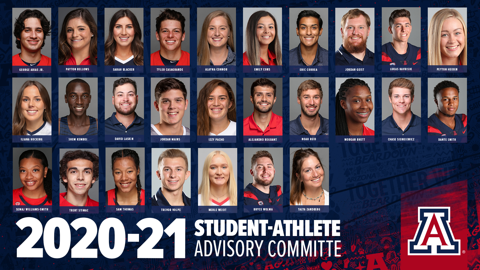2020-21 SAAC Members