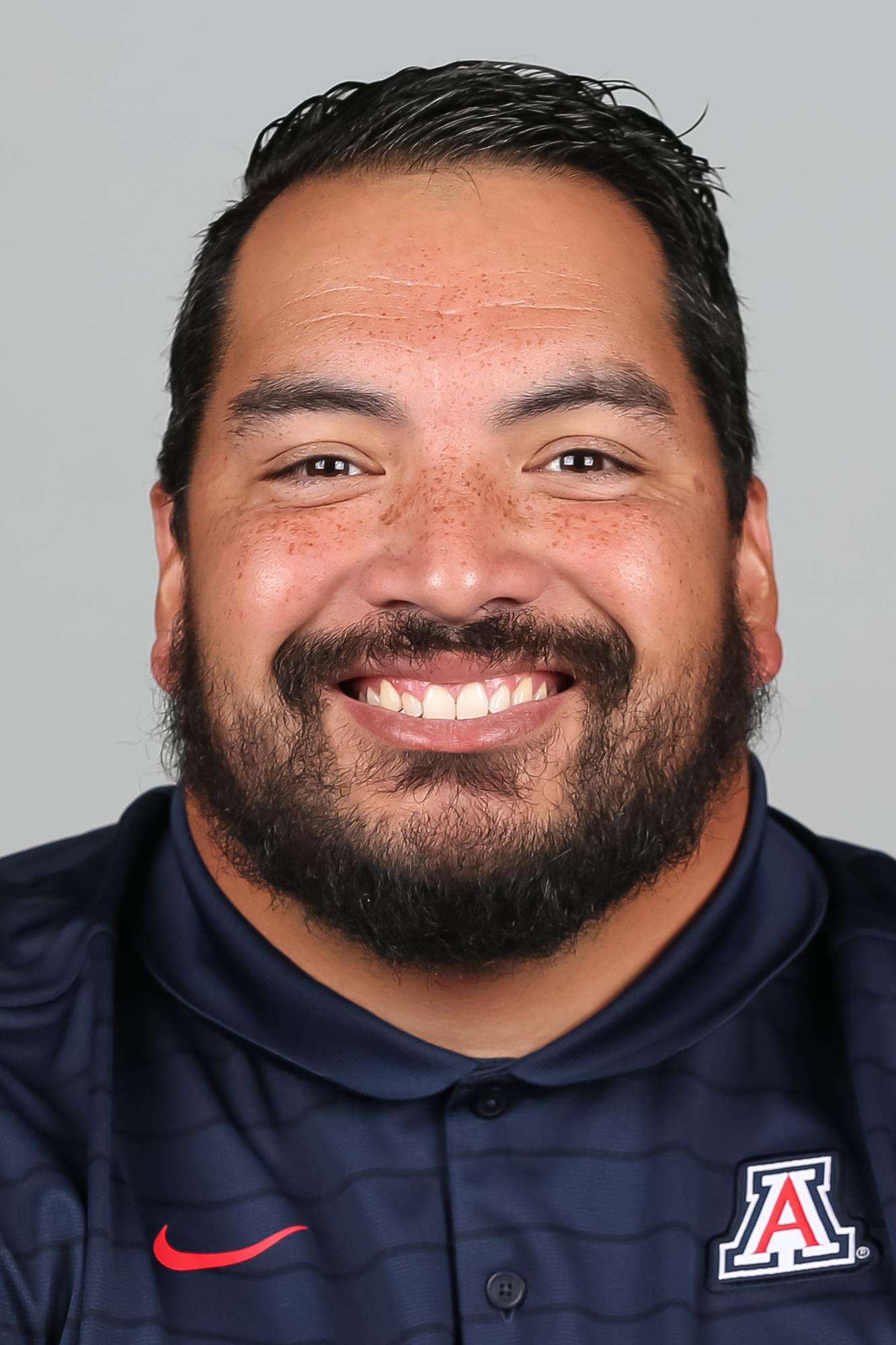 Jordan Paopao, tight ends coach — TUCSON, ARIZ. -- Football roster headshots.
Aug. 4, 2021. 
Photo by Lexi Horsey / Arizona Athletics