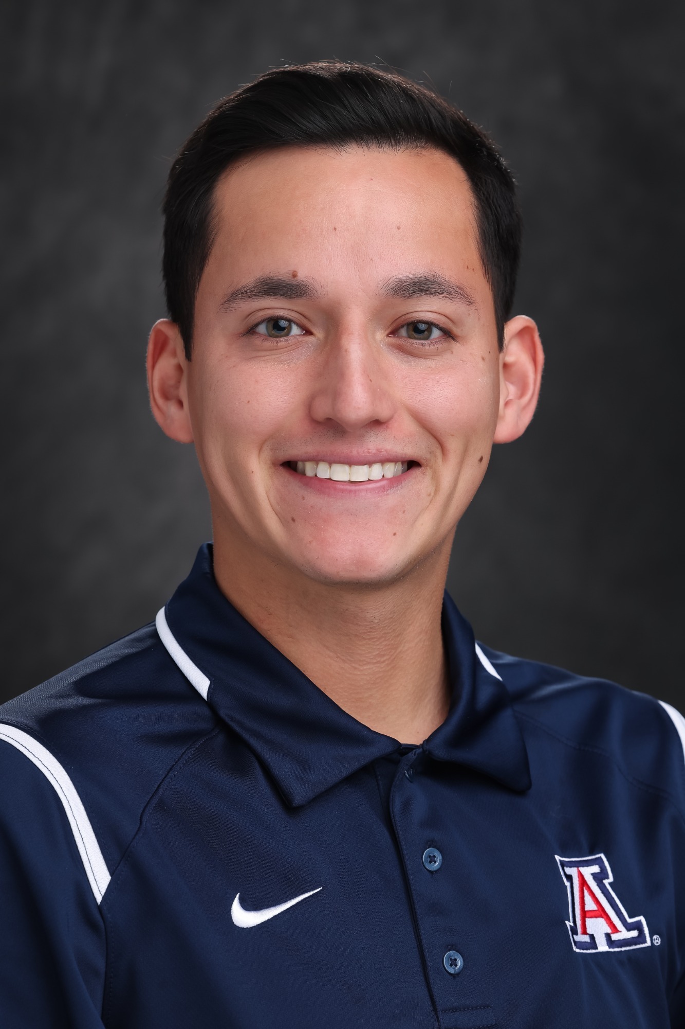 Daniel Pinto, assistant diving coach - TUCSON, ARIZ. -- ICA headshot day.
Oct. 3, 2023. 
Photo by Mike Christy / Arizona Athletics