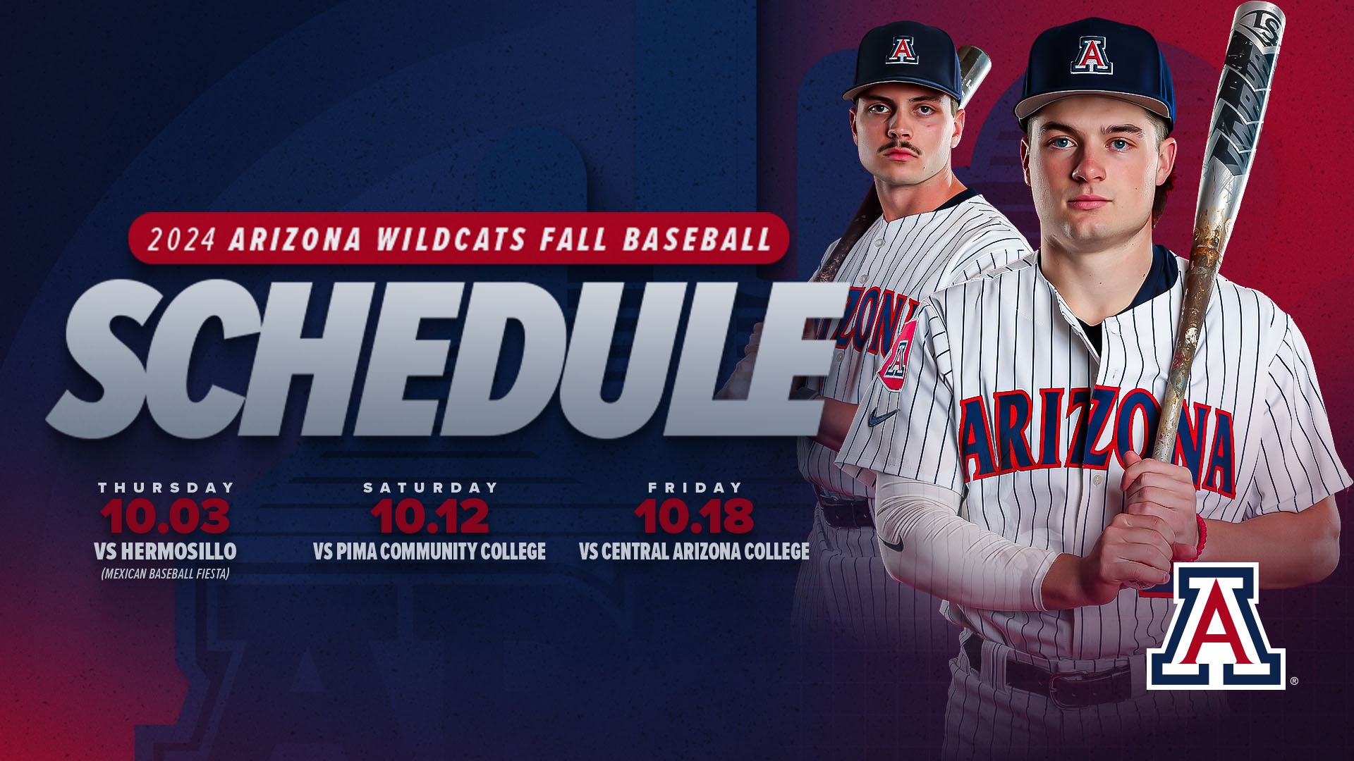 Arizona Baseball Announces Complete 2025 Schedule University of