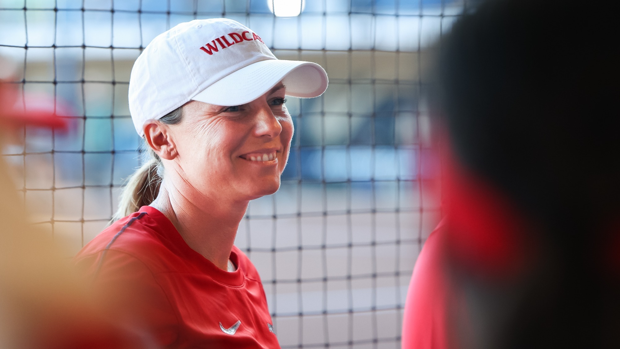 Caitlin Lowe, head coach — TUCSON, ARIZ. -- Softball vs. Michigan State, Game 1 at Rita Hillenbrand Stadium.

Feb. 6, 2025. 
Photo by Mike Christy / Arizona Athletics