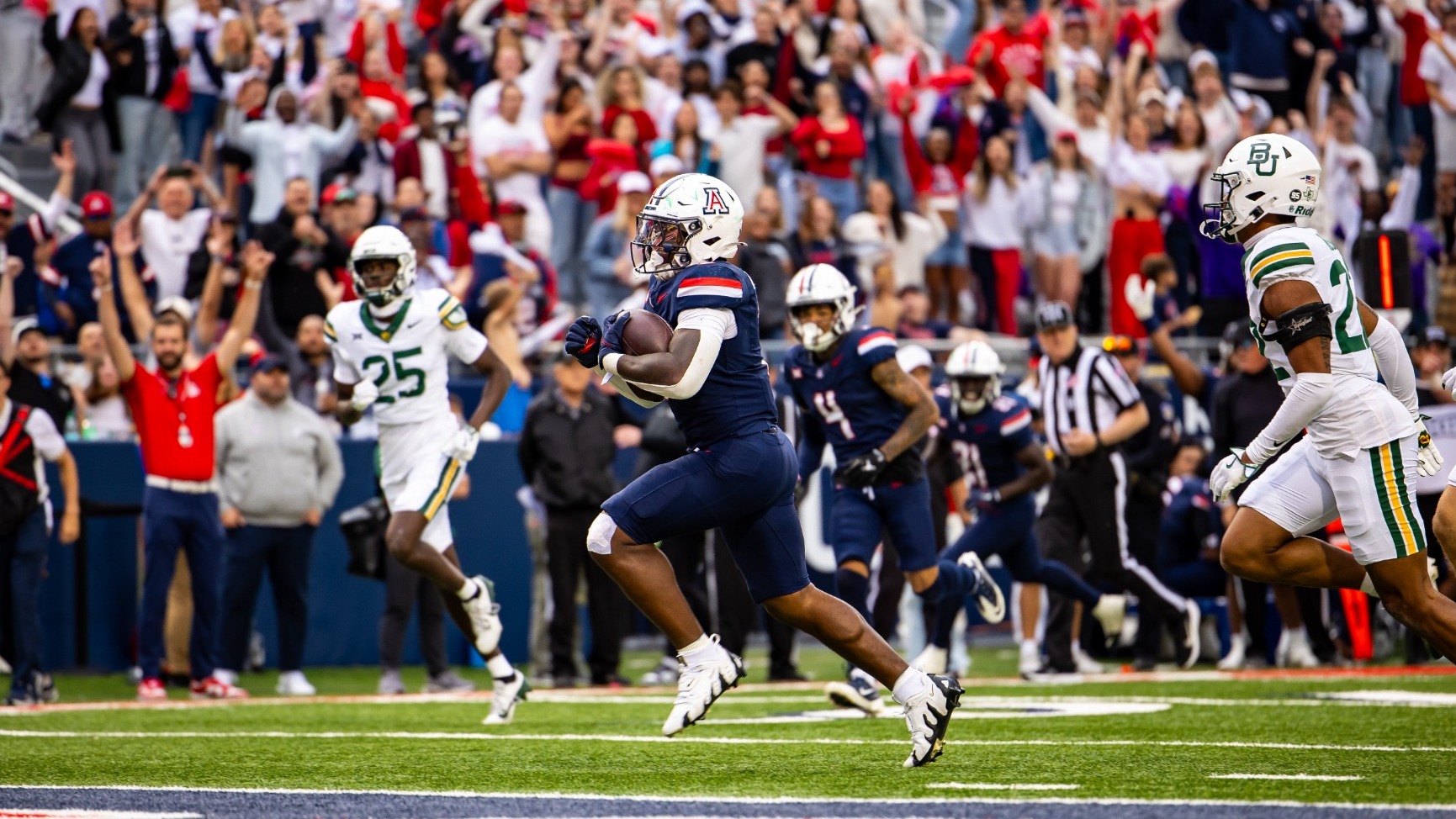 running back Kedrick Reescano (3) - TUCSON, ARIZ. -- Football vs Baylor, senior day, at Casino Del Sol Stadium
Nov. 22, 2025. 

Photo by Rebecca Sasnett / Arizona Athletics