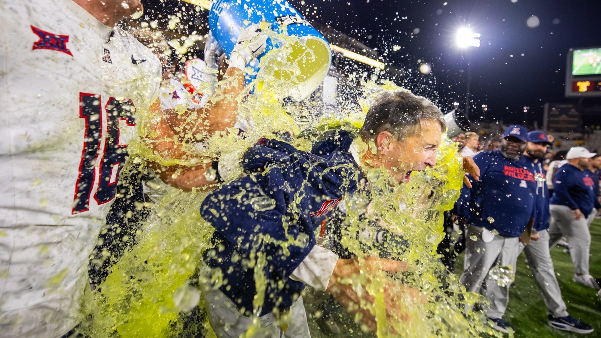 TEMPE, ARIZ. -- Football vs. Arizona State at Mountain America Stadium.

Nov. 28, 2025. 
Photo by Mike Christy / Arizona Athletics