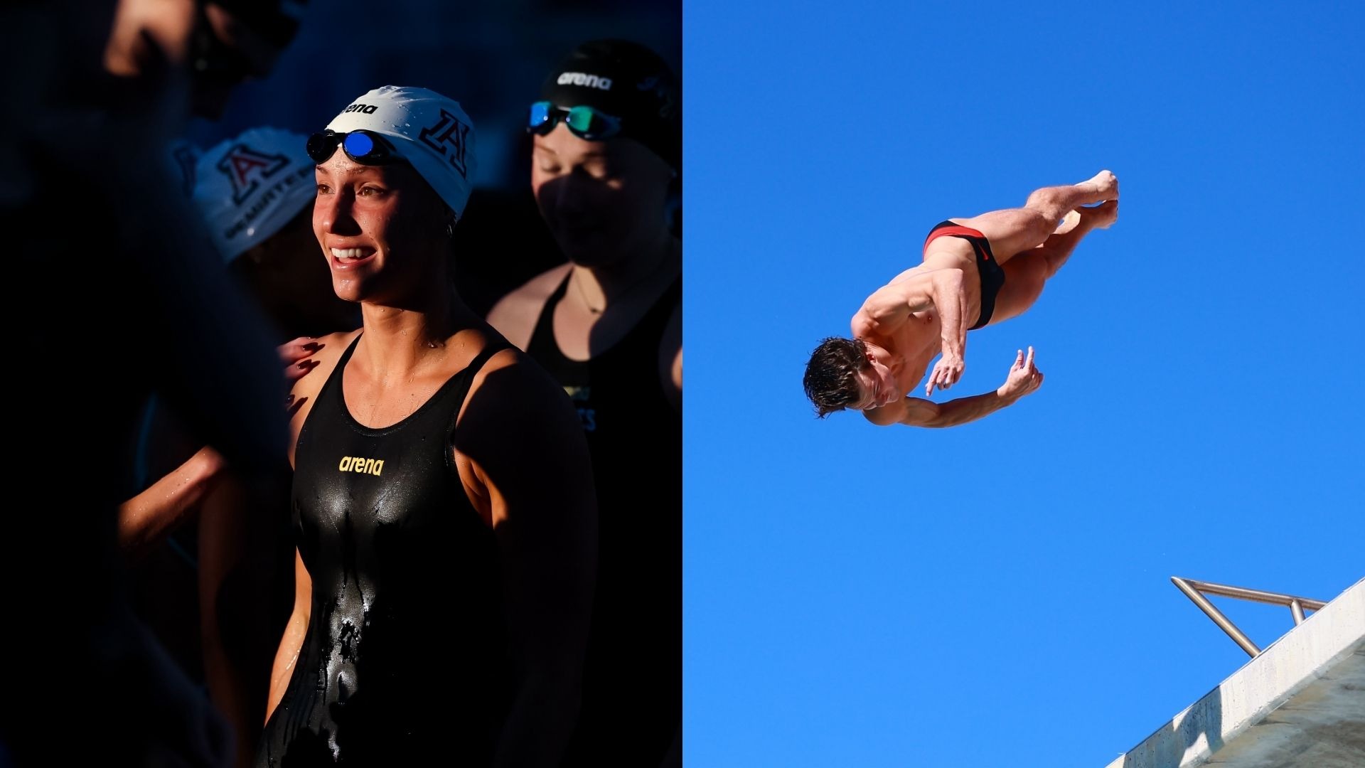 Wozniak, Hernandez Action Shots