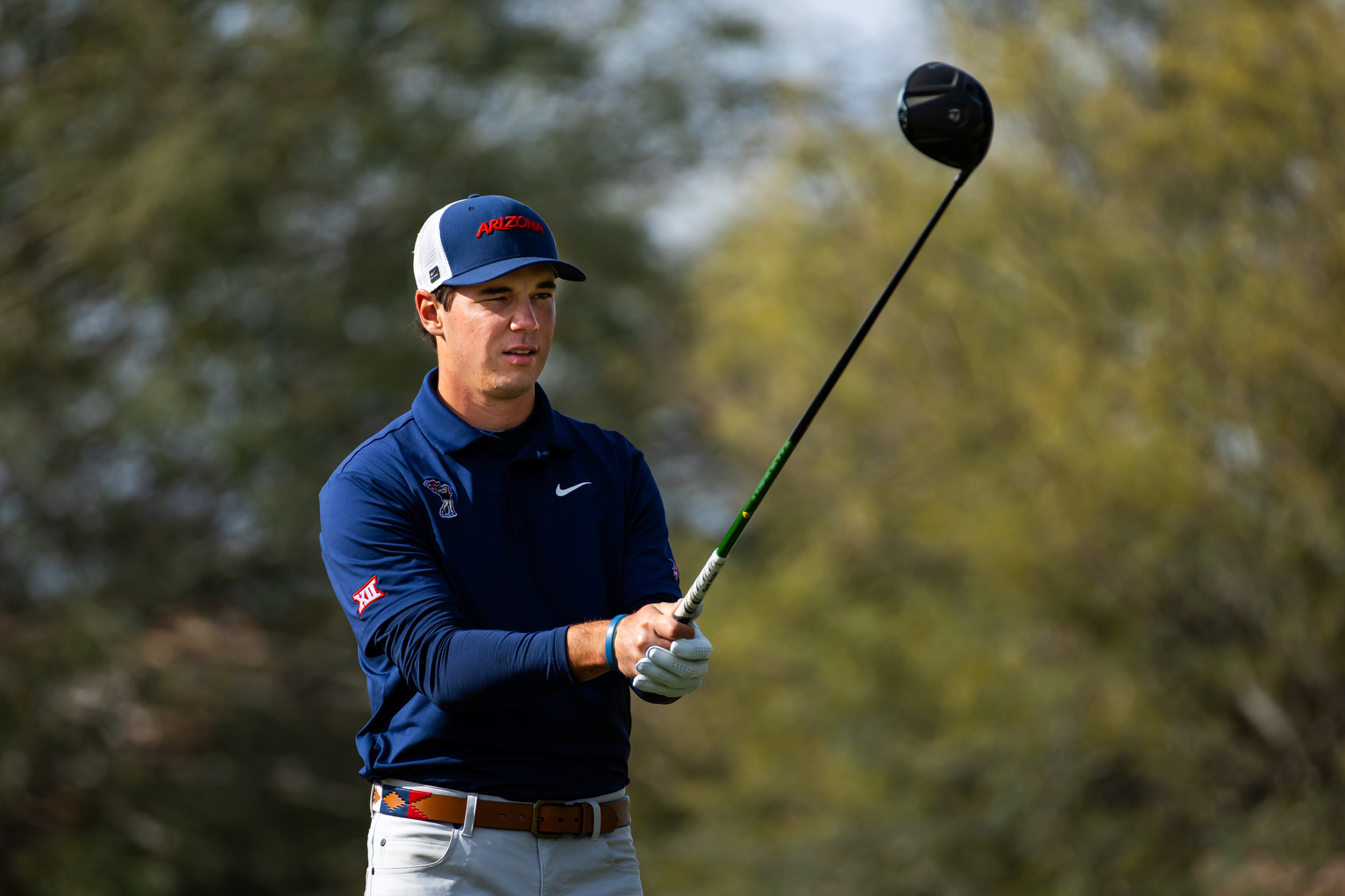 Filip Jakubcik — TUCSON, ARIZ. -- Men’s golf competes in Day 1 of the 2026 N.I.T. at Omni Tucson National Resort.Jan. 26, 2026. Photo by Mike Christy / Arizona Athletics