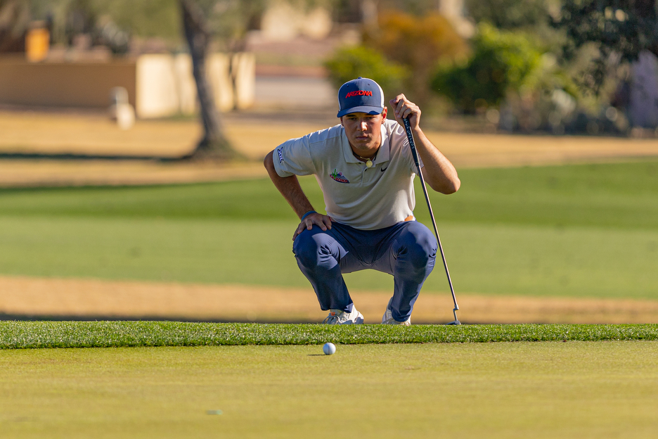 Filip Jakubcik — TUCSON, ARIZ. -- Men’s Golf competes in Day 2 of the 2026 National Invitational Tournament at Omni Tucson National Resort.Jan. 27, 2026. Photo by Marison Bilagody / Arizona Athletics