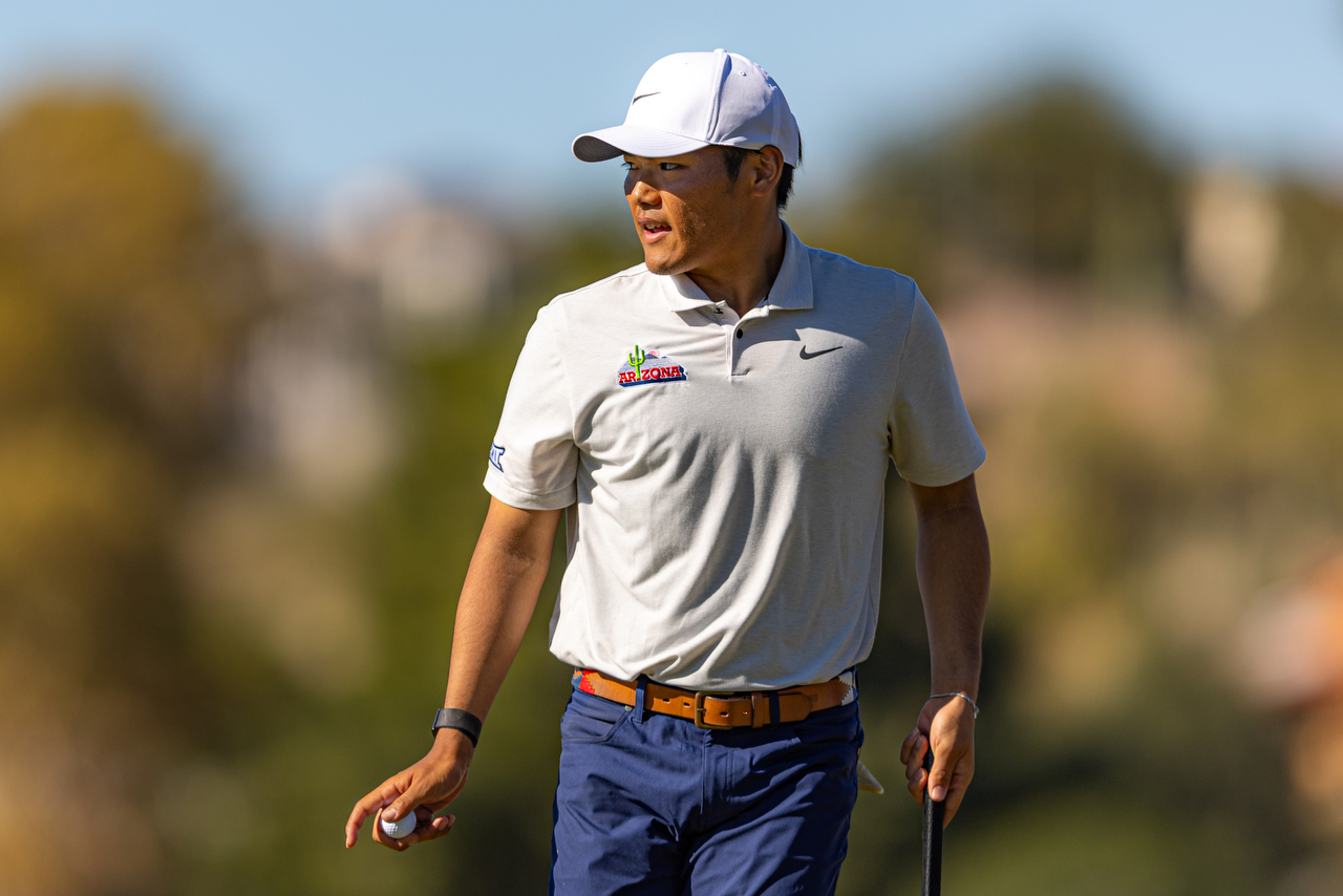 Taishi Moto — TUCSON, ARIZ. -- Men’s Golf competes in Day 2 of the 2026 National Invitational Tournament at Omni Tucson National Resort.Jan. 27, 2026. Photo by Marison Bilagody / Arizona Athletics