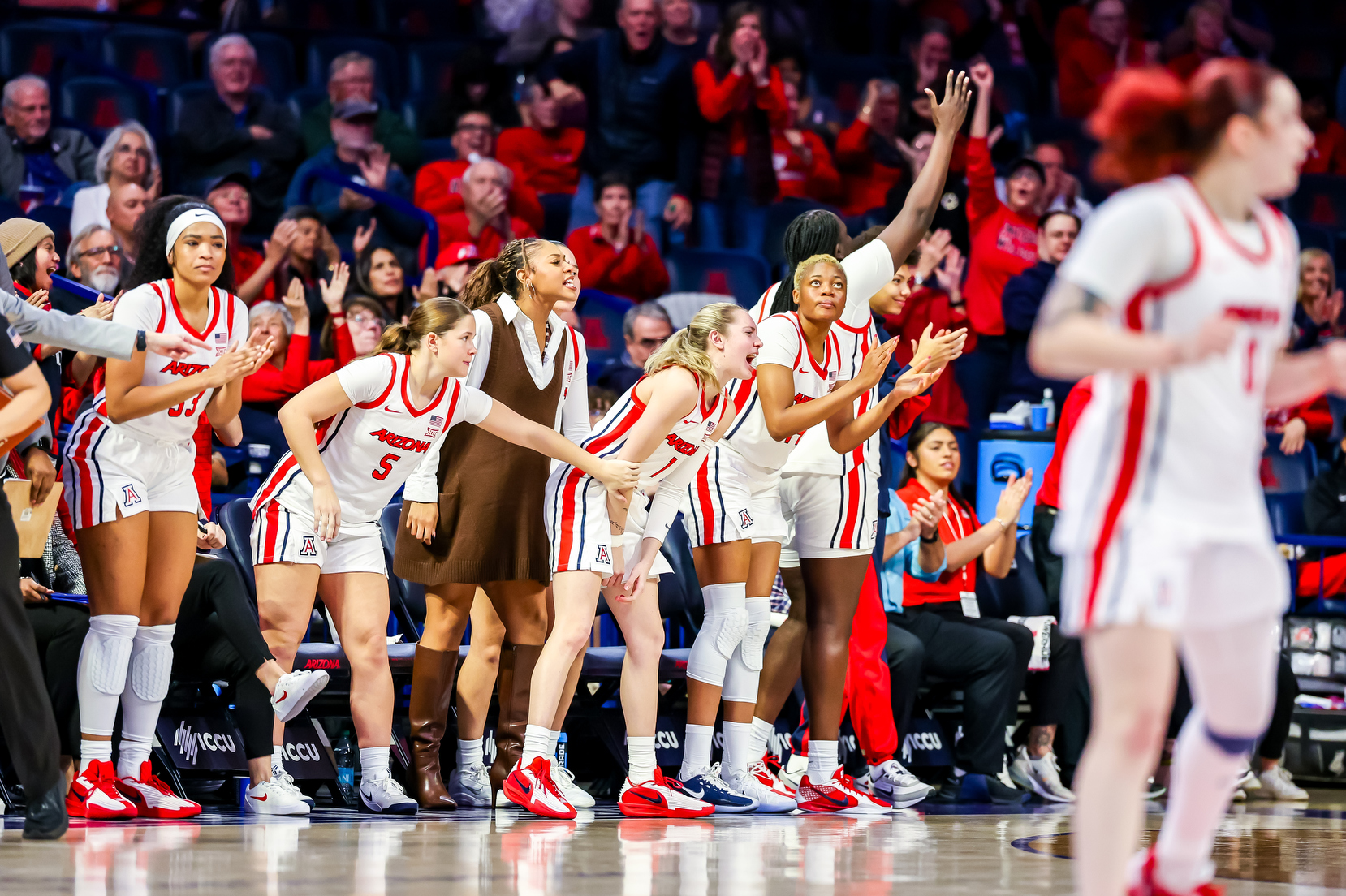 Daniah Trammell (33), Molly Ladwig (5), Allese Williams, Director of Staff Operations, Kamryn Kitchen (1), Blessing 