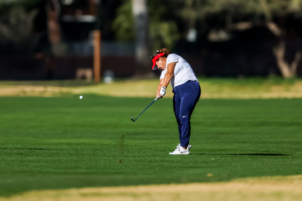 Nena Wongthanavimok - TUCSON, ARIZ. -- Women’s Golf in the  Thunderbird Collegiate Hosted by Lorena Ochoa at Tucson Country ClubFeb. 10, 2026. Photo by Rebecca Sasnett / Arizona Athletics