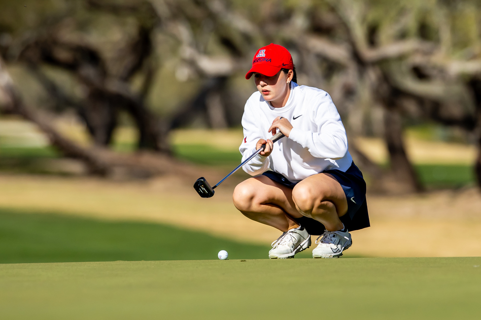 Charlotte Back - TUCSON, ARIZ. -- Women’s Golf in the  Thunderbird Collegiate Hosted by Lorena Ochoa at Tucson Country ClubFeb. 10, 2026. Photo by Rebecca Sasnett / Arizona Athletics