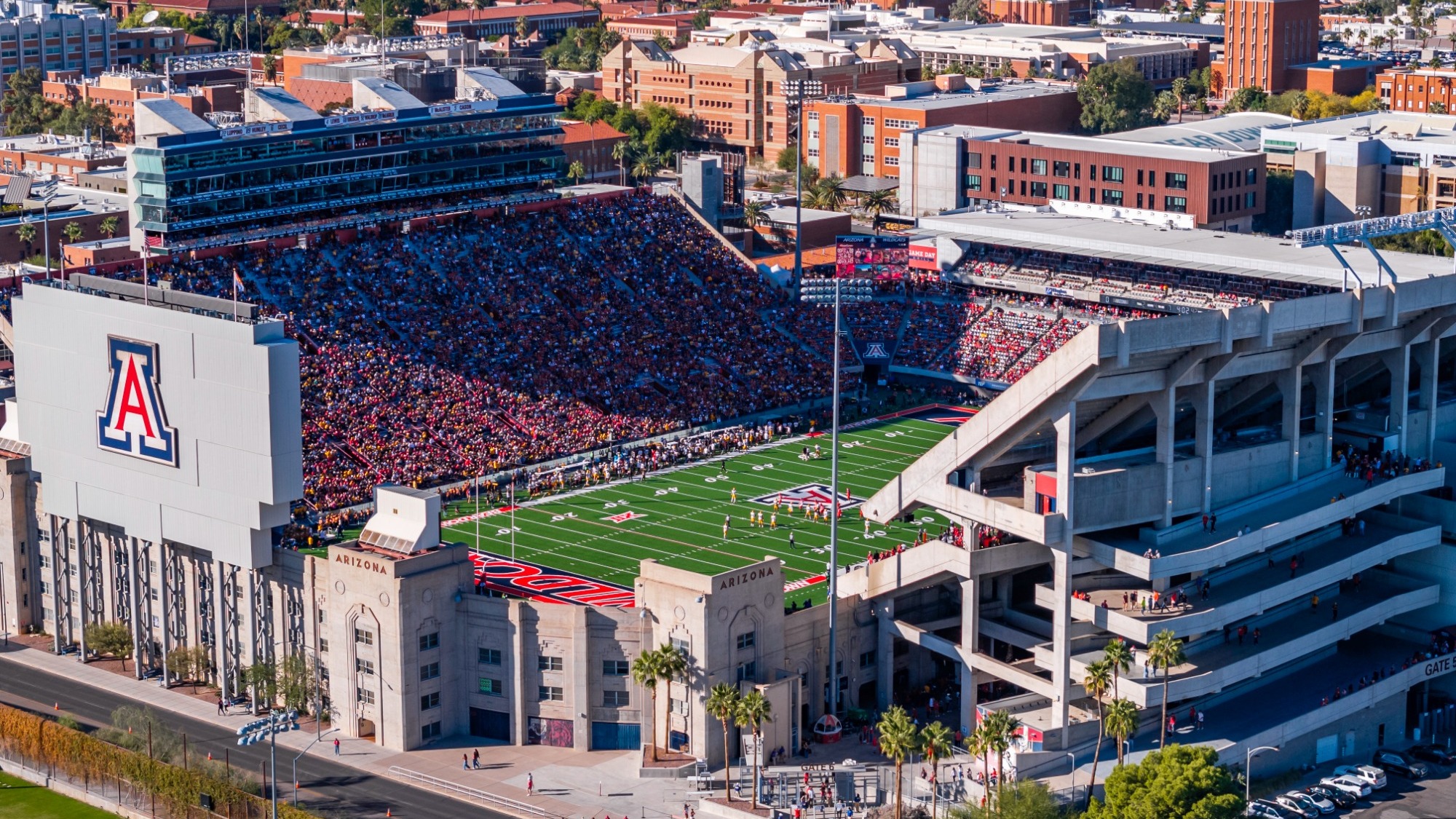 TUCSON, ARIZ. -- Football vs. Arizona State at Arizona Stadium.

Nov. 30, 2024. 
Photo by Dean Kelly / for Arizona Athletics