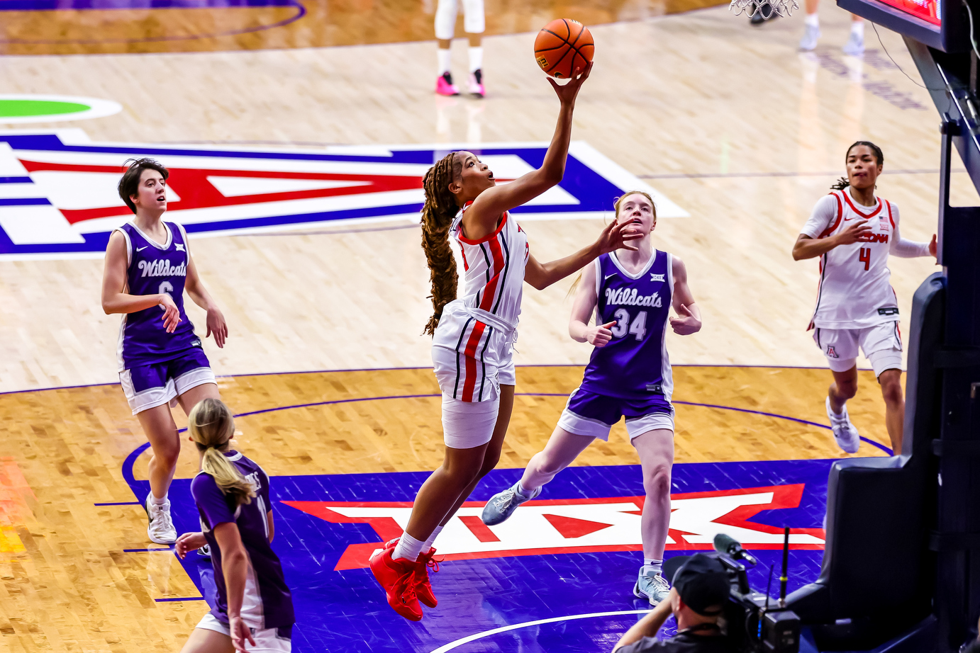 Daniah Trammell (33) - TUCSON, ARIZ. -- Women’s Basketball vs Kansas State at McKale Memorial CenterFeb. 4, 2026. Photo by Rebecca Sasnett / Arizona Athletics