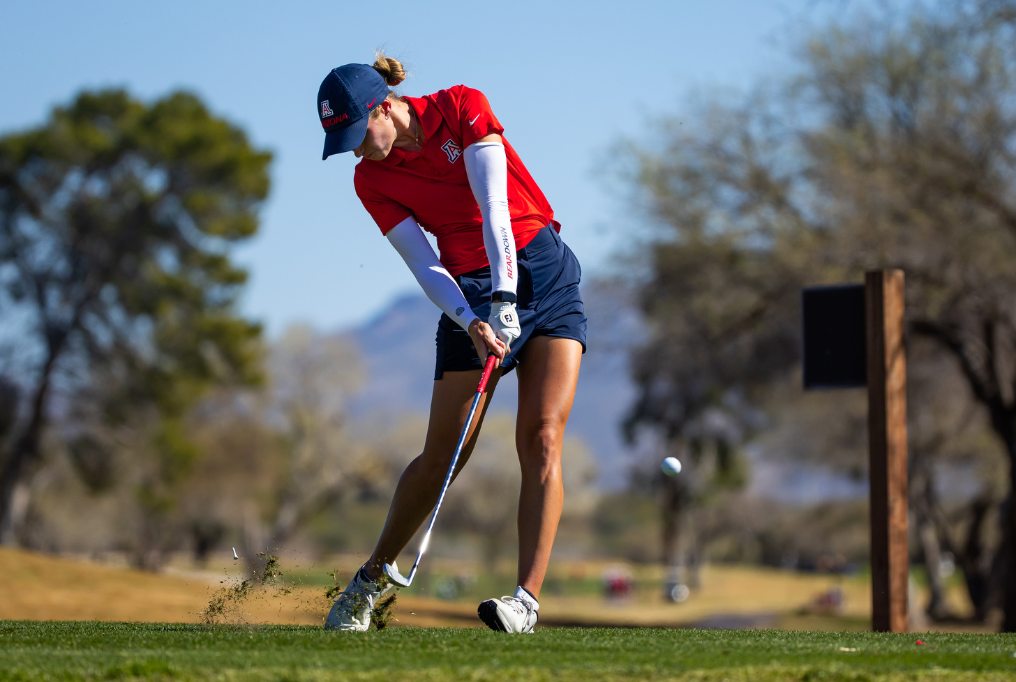 Maria Cabanillas — TUCSON, ARIZ. -- Women’s golf competes in the first day of the 2026 Thunderbird Intercollegiate at Tucson Country Club.Feb. 9, 2026. Photo by Mike Christy / Arizona Athletics