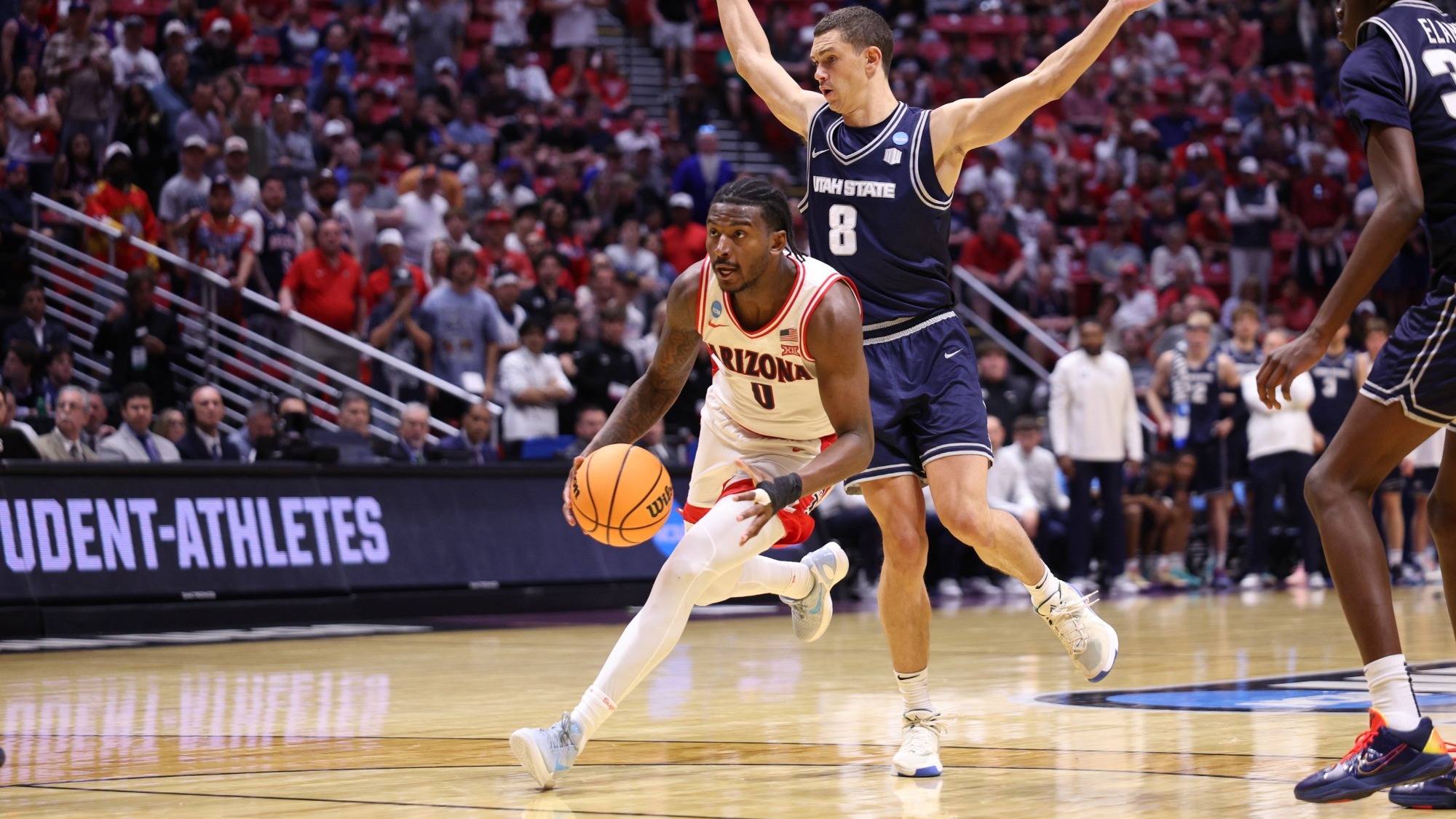 Jaden Bradley vs Utah State NCAA Tournament