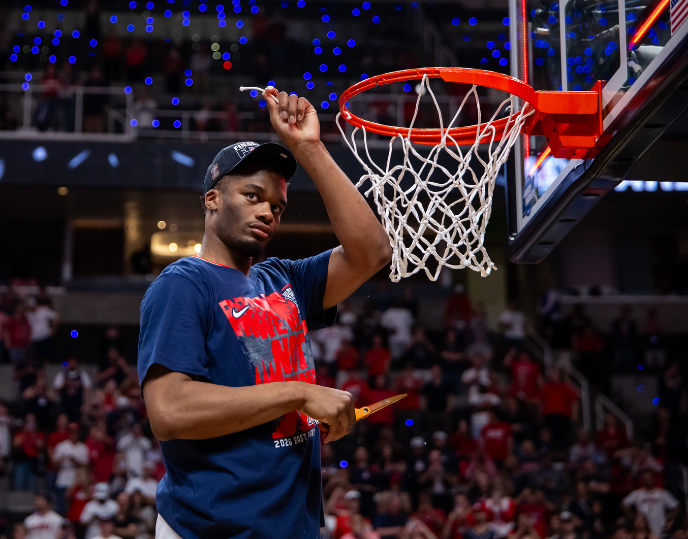 Tobe Awaka (30) — SAN JOSE, CALIF. -- Men’s baskeball vs. Purdue in the West Regional Final Elite Eight game of the 2026 NCAA Tournament at SAP Center.March 28, 2026. Photo by Mike Christy / Arizona Athletics