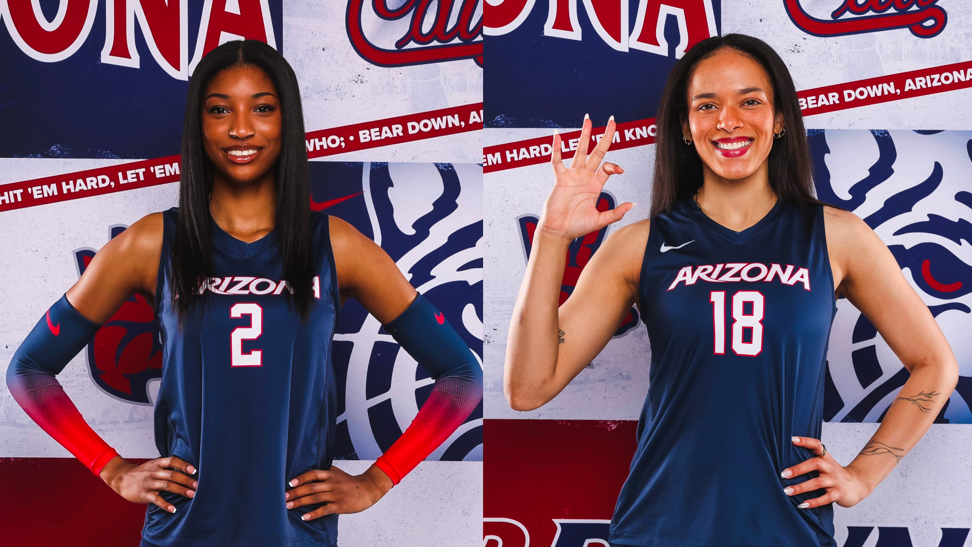 Volleyball transfers Kristen Deal and Destiny Ndam-Simpson