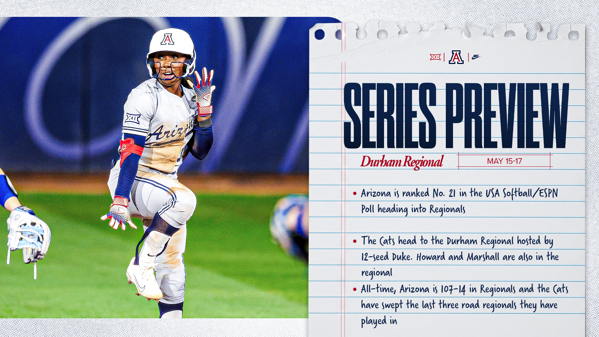 Softball Durham Regional Series Preview