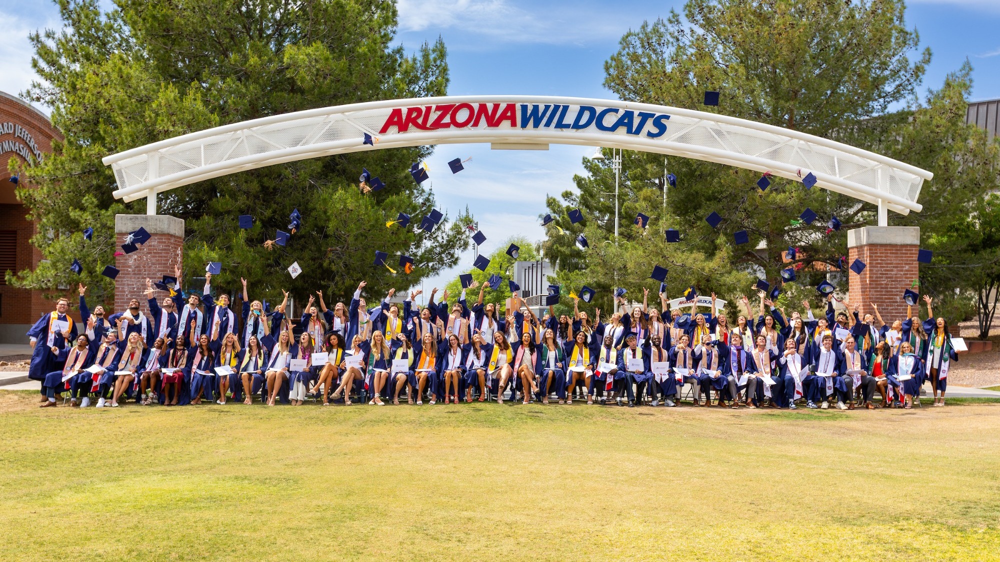 — TUCSON, ARIZ. -- The 2026 Arizona Athletics Student-Athlete Commencement at McKale Center at ALKEME Arena.

May 13, 2026. 
Photo by Mike Christy / Arizona Athletics