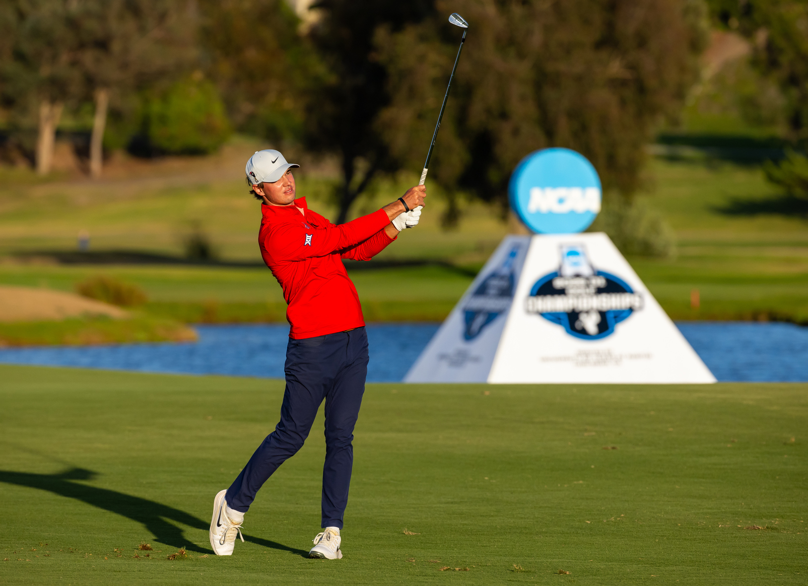 Filip Jakubcik — CARLSBAD, CALIF. -- Men’s golf competes in the first day of stroke play at the 2026 NCAA Men’s Golf Championships on the North Course at Omni La Costa Resort & Spa.May 29, 2026. Photo by Mike Christy / Arizona Athletics