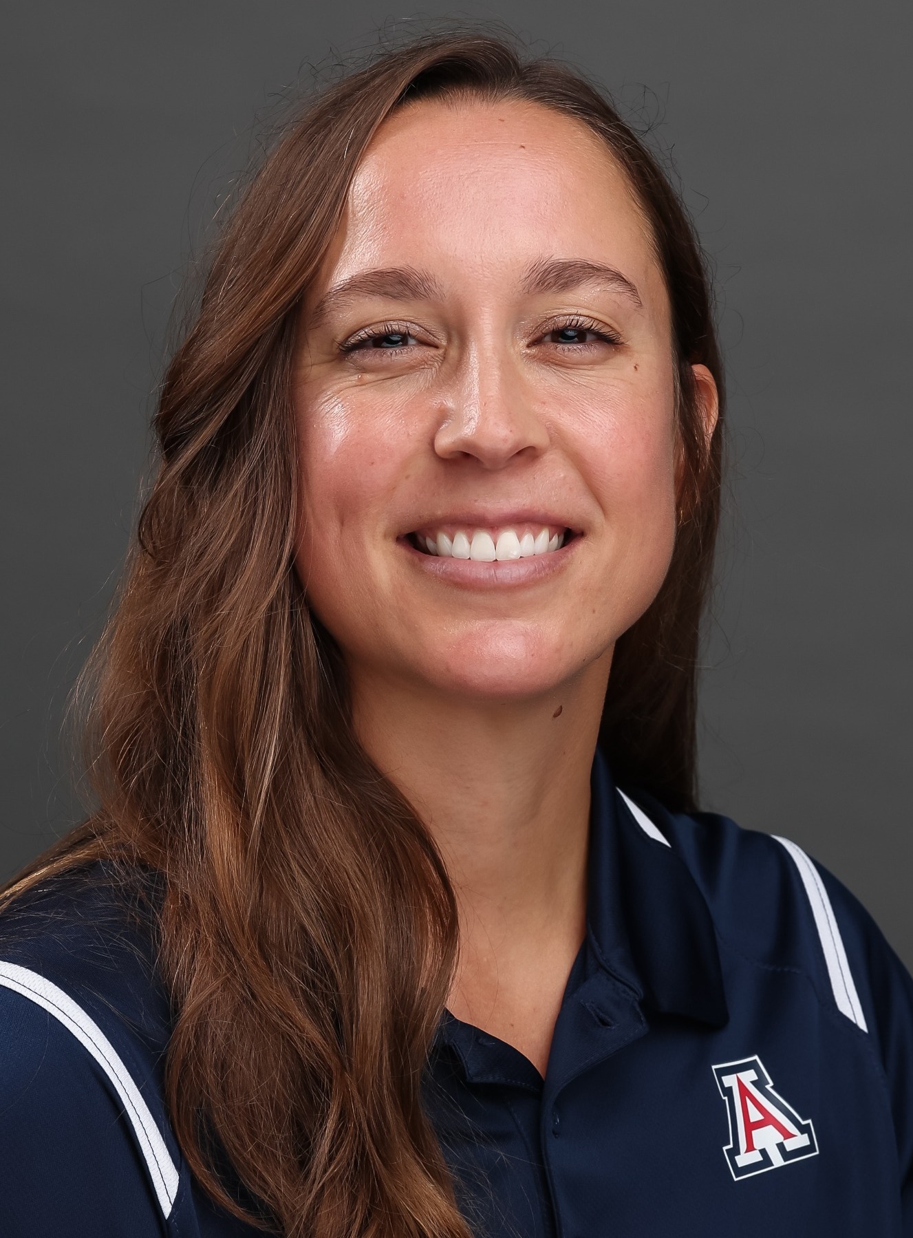 Caitlin DeNise, swimming and diving assistant coach — TUCSON, ARIZ. -- ICA staff headshots at Photo Studio.Aug. 7, 2026. Photo by Mike Christy / Arizona Athletics