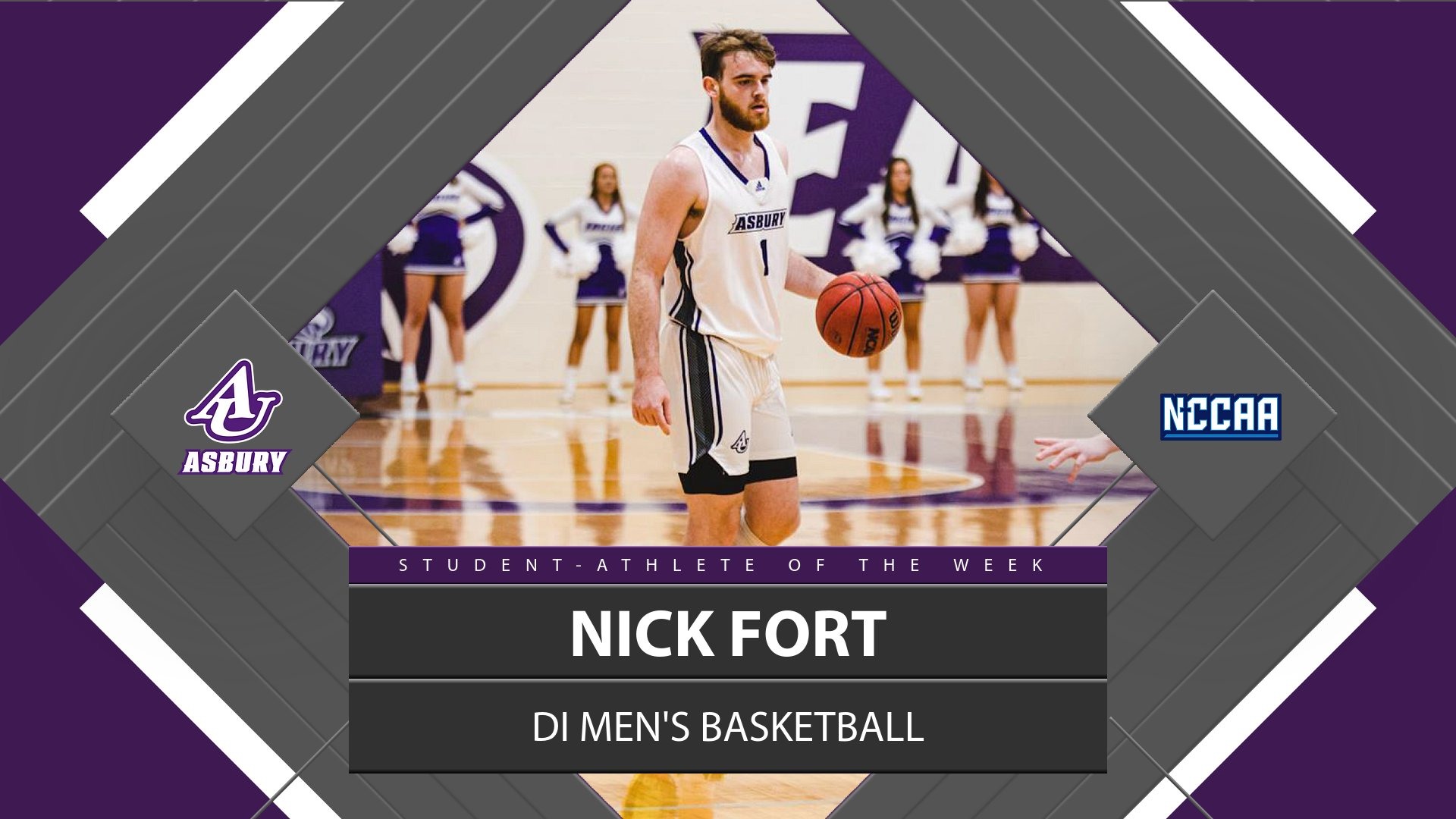 Nick Fort Named NCCAA Men's Basketball StudentAthlete of the Week