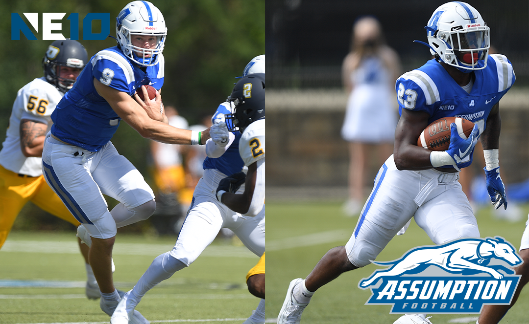 Cady, Huff Take Home NE10 Player Of The Week Honors Assumption University