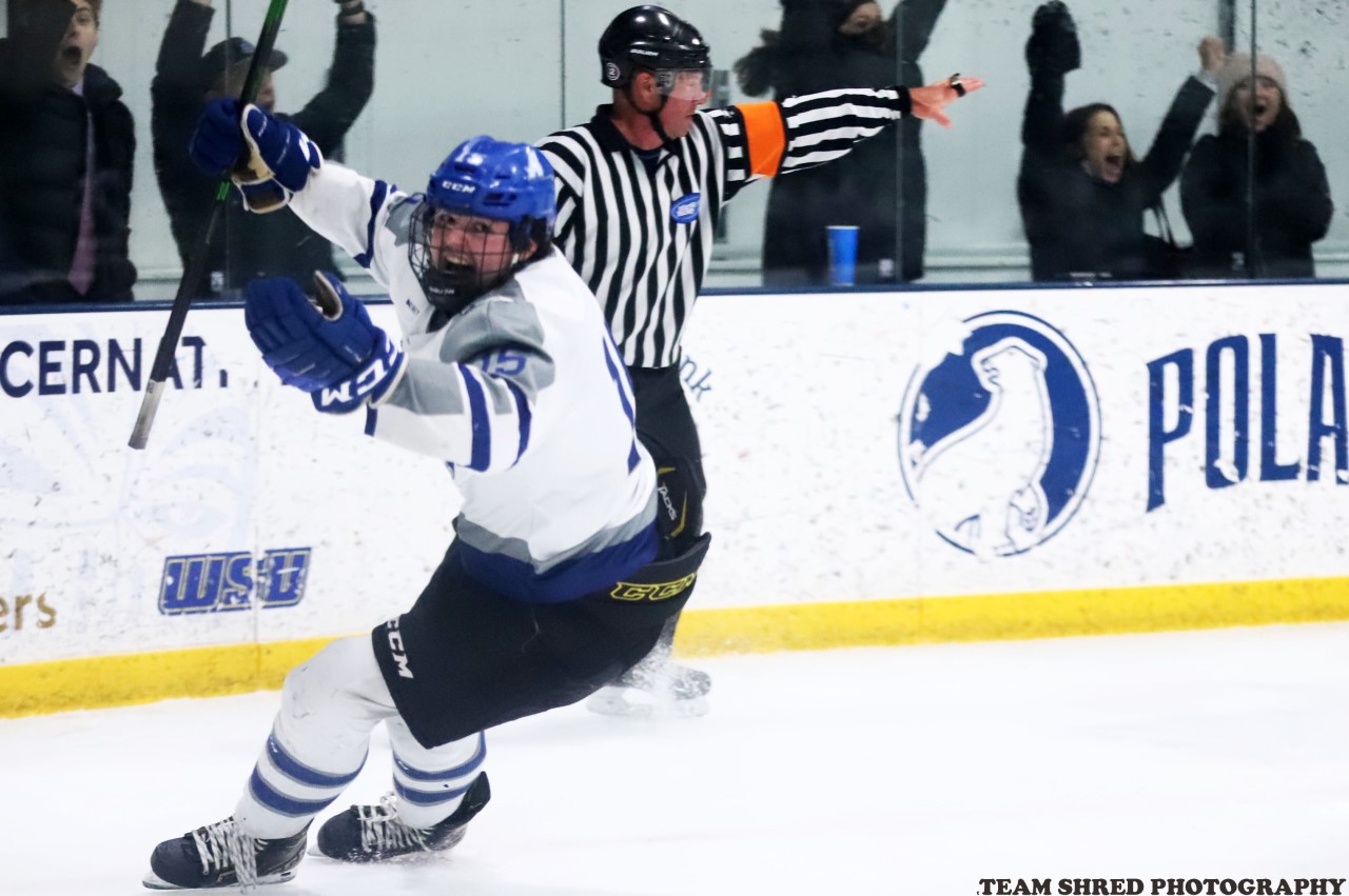 Holyoke Nets OT Winner To Send Men's Ice Hockey To NE10 Semifinals
