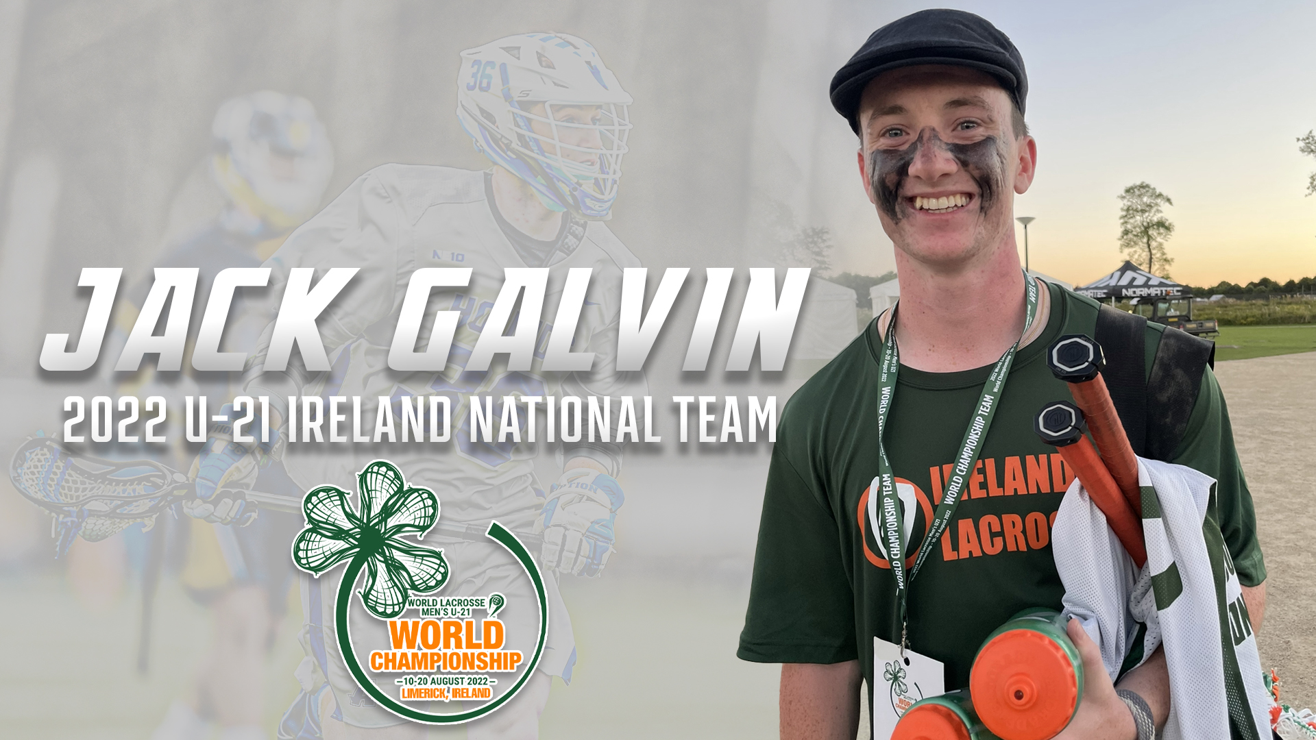 Galvin Represents Ireland at 2022 Men's Lacrosse U21 World