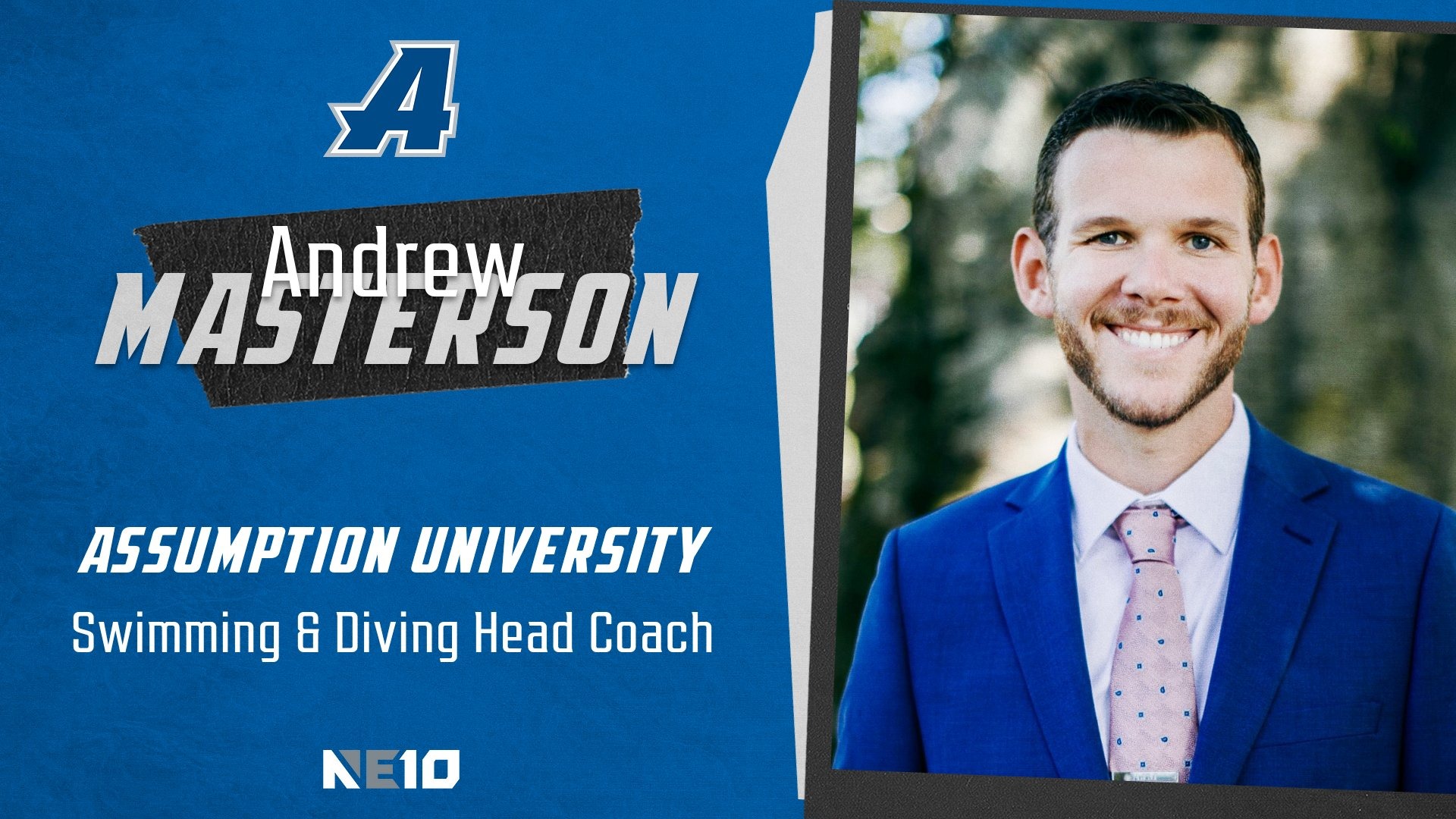 Masterson Named Head Swimming & Diving Coach Assumption University