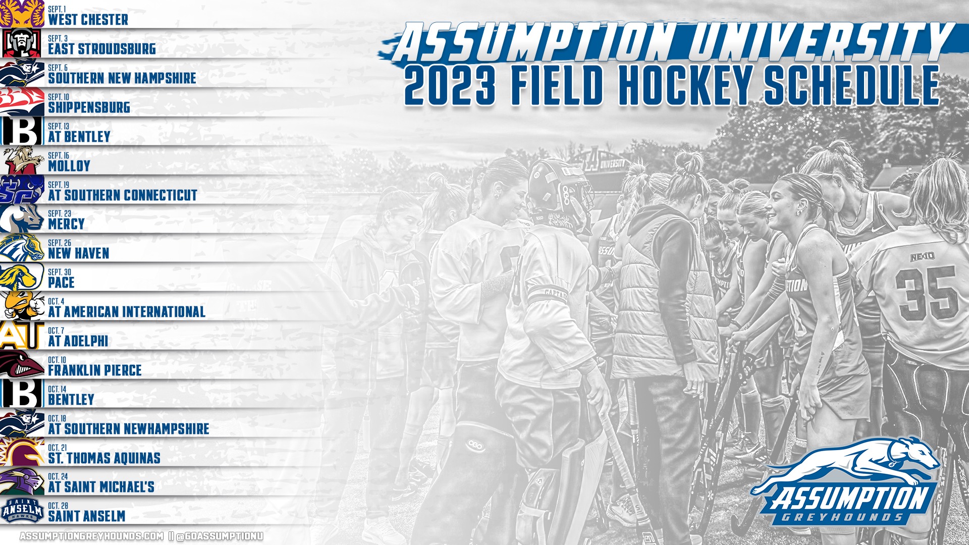 Field Hockey Announces 2023 Schedule Assumption University