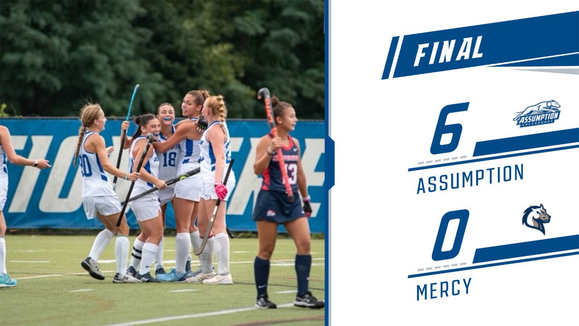 Field Hockey continues to roll, as they bested Mercy, 60 Assumption