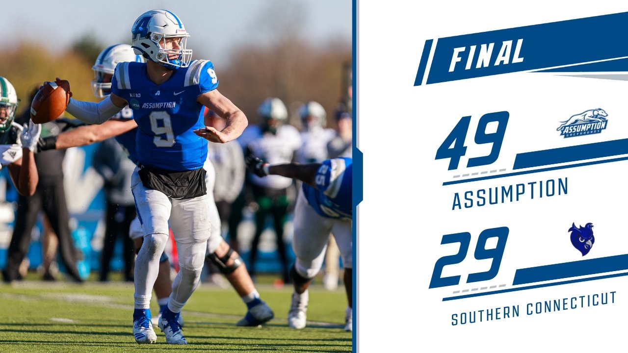 Cady headlines Football's 4929 win at Southern Connecticut