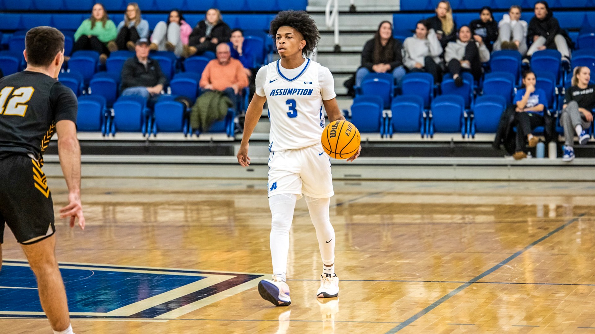 Men's Basketball comes up short in 3OT, as the Greyhounds fall to Saint Rose Assumption University