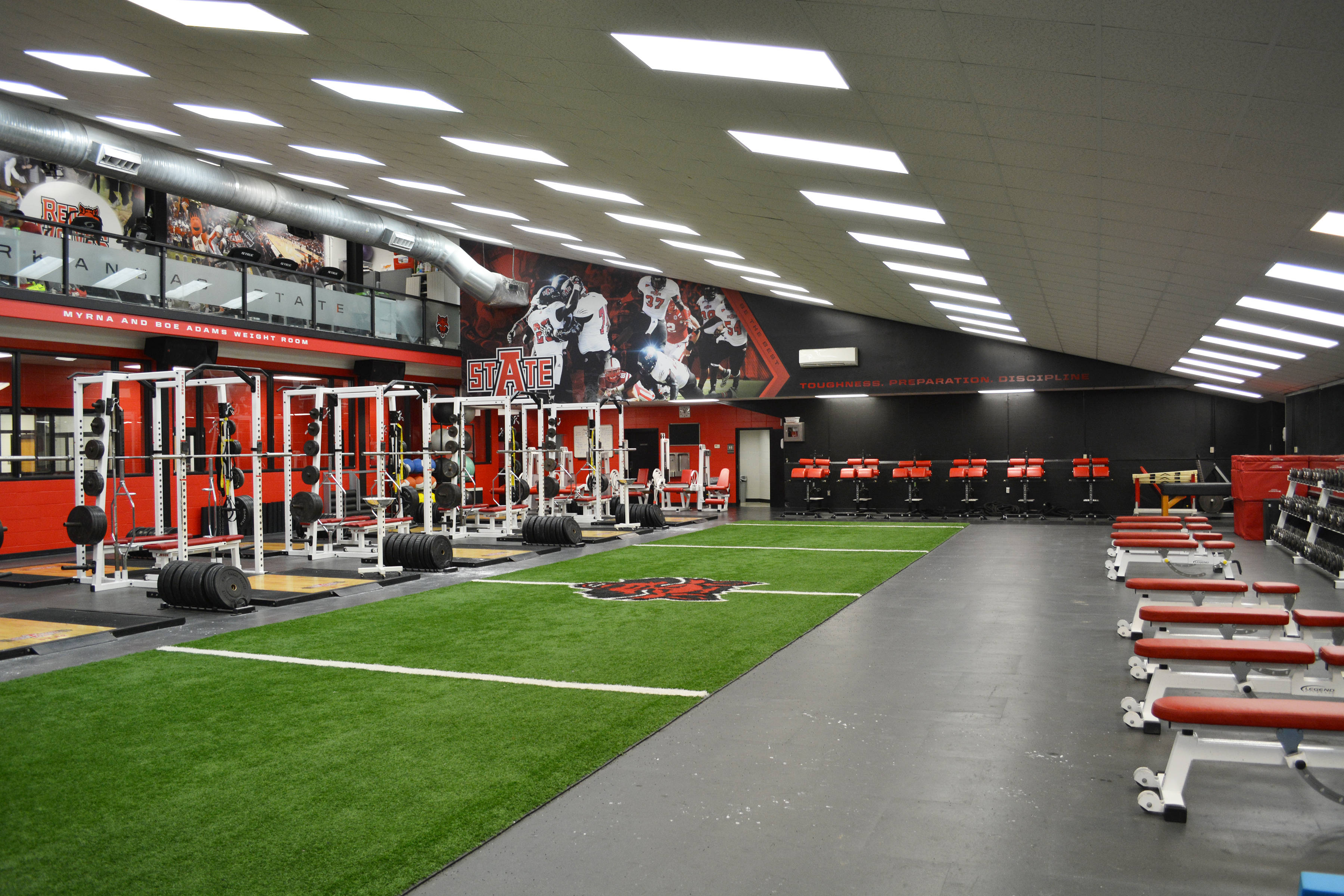 Boe and Myrna Adams Strength and Conditioning Center