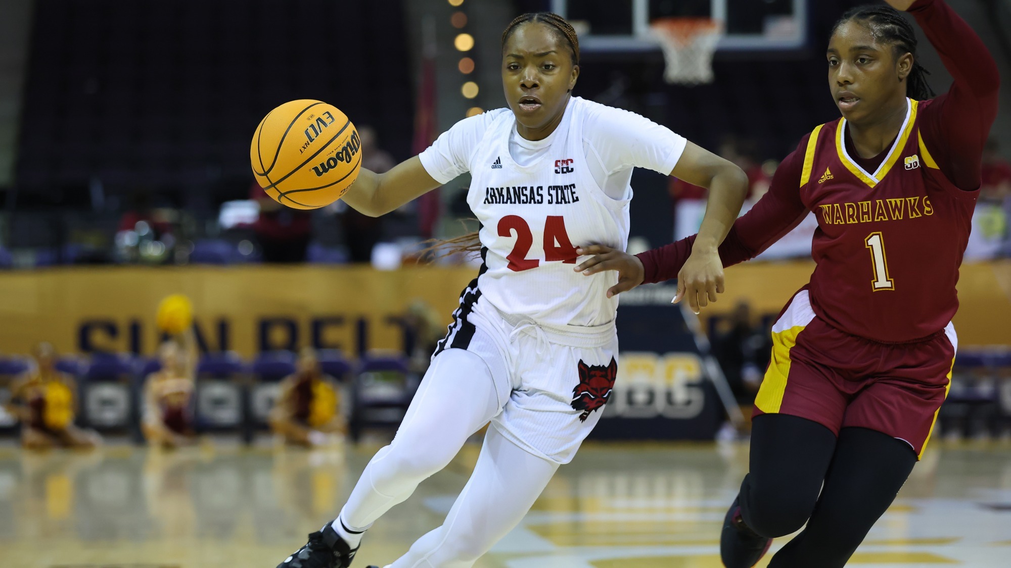 Red Wolves Begin SBC Tourney with 7665 Win over ULM Arkansas State