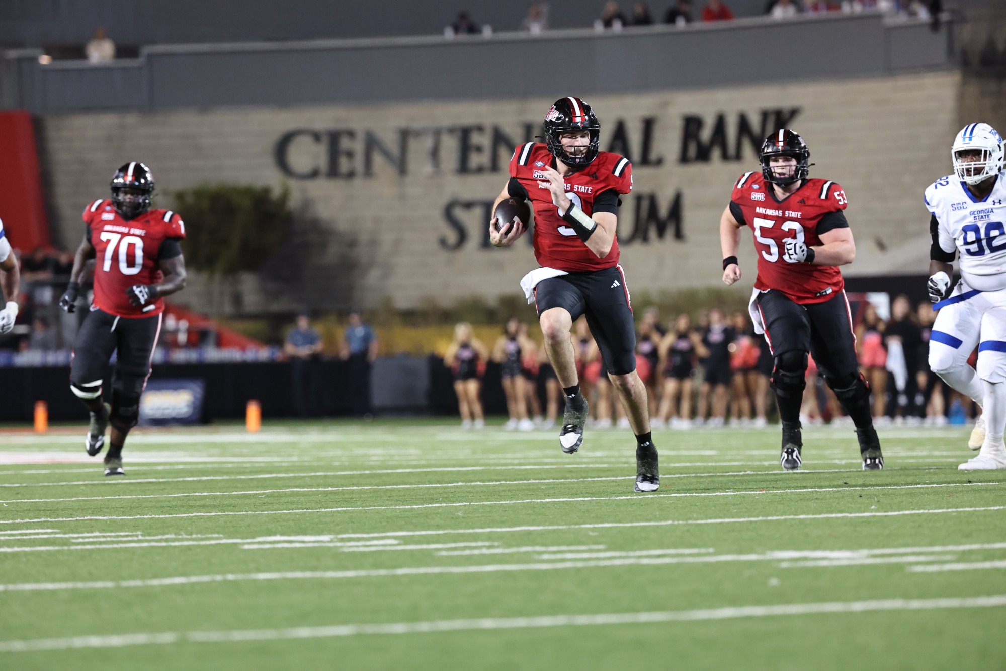 Georgia State @ Arkansas State at Centennial Bank Stadium in Jonesboro, Arkansas on October 24, 2026. Carla Wehmeyer