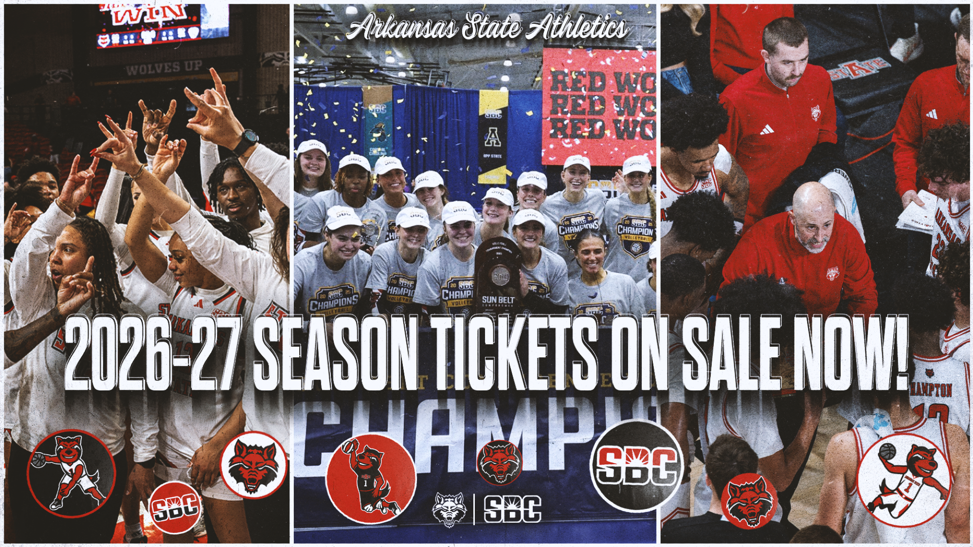 A-State MBB, WBB, VB Season Ticket Renewals 2026-27