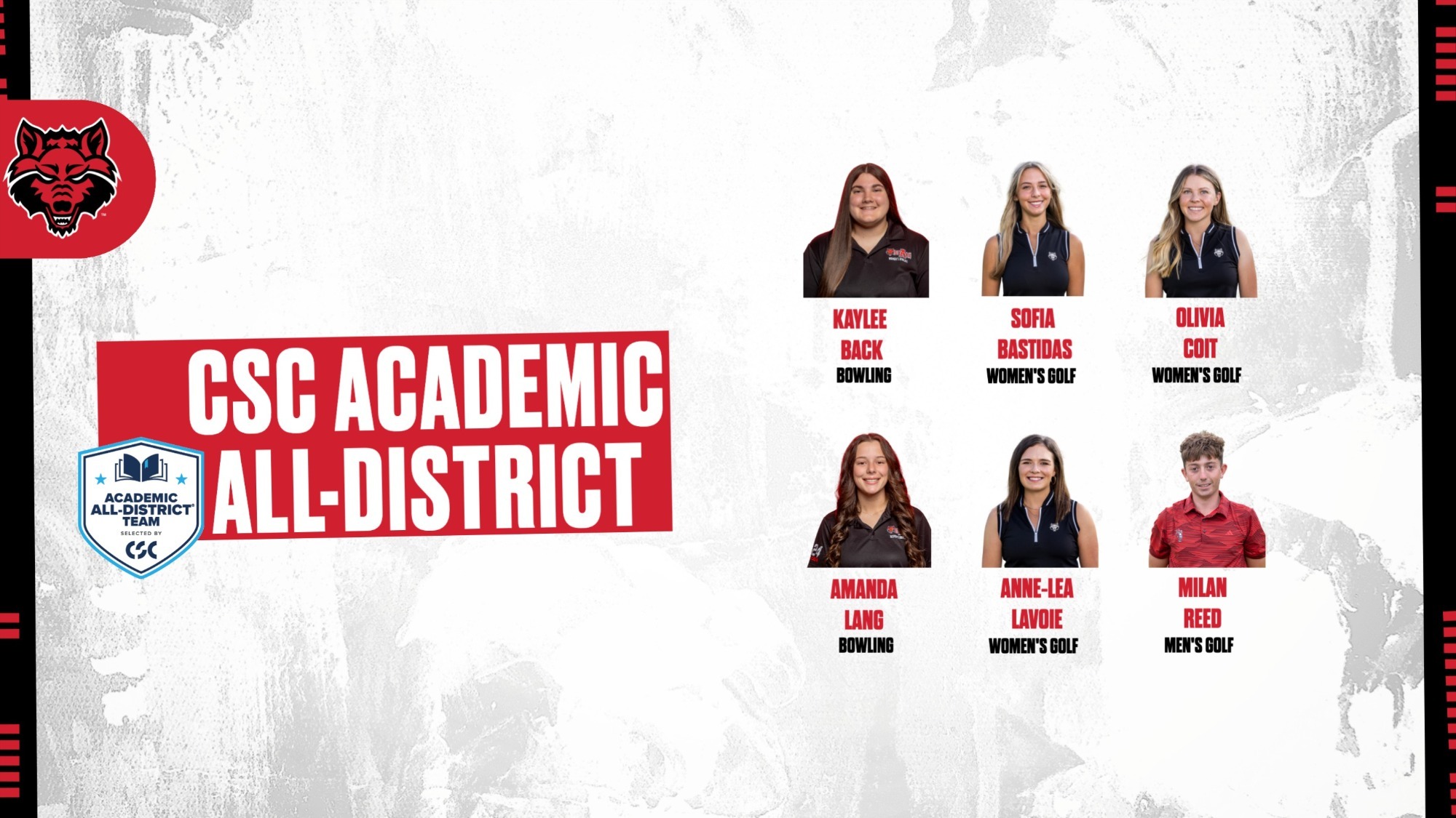 2026 CSC Academic All-District At-Large