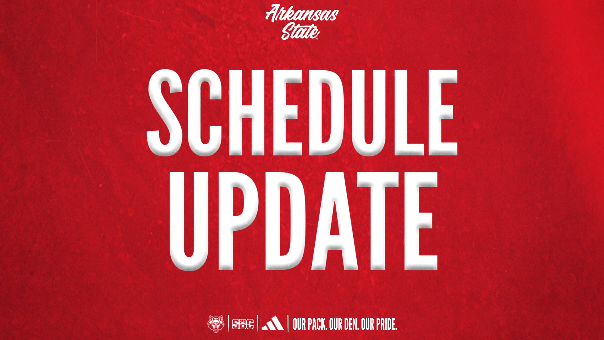 Schedule Update