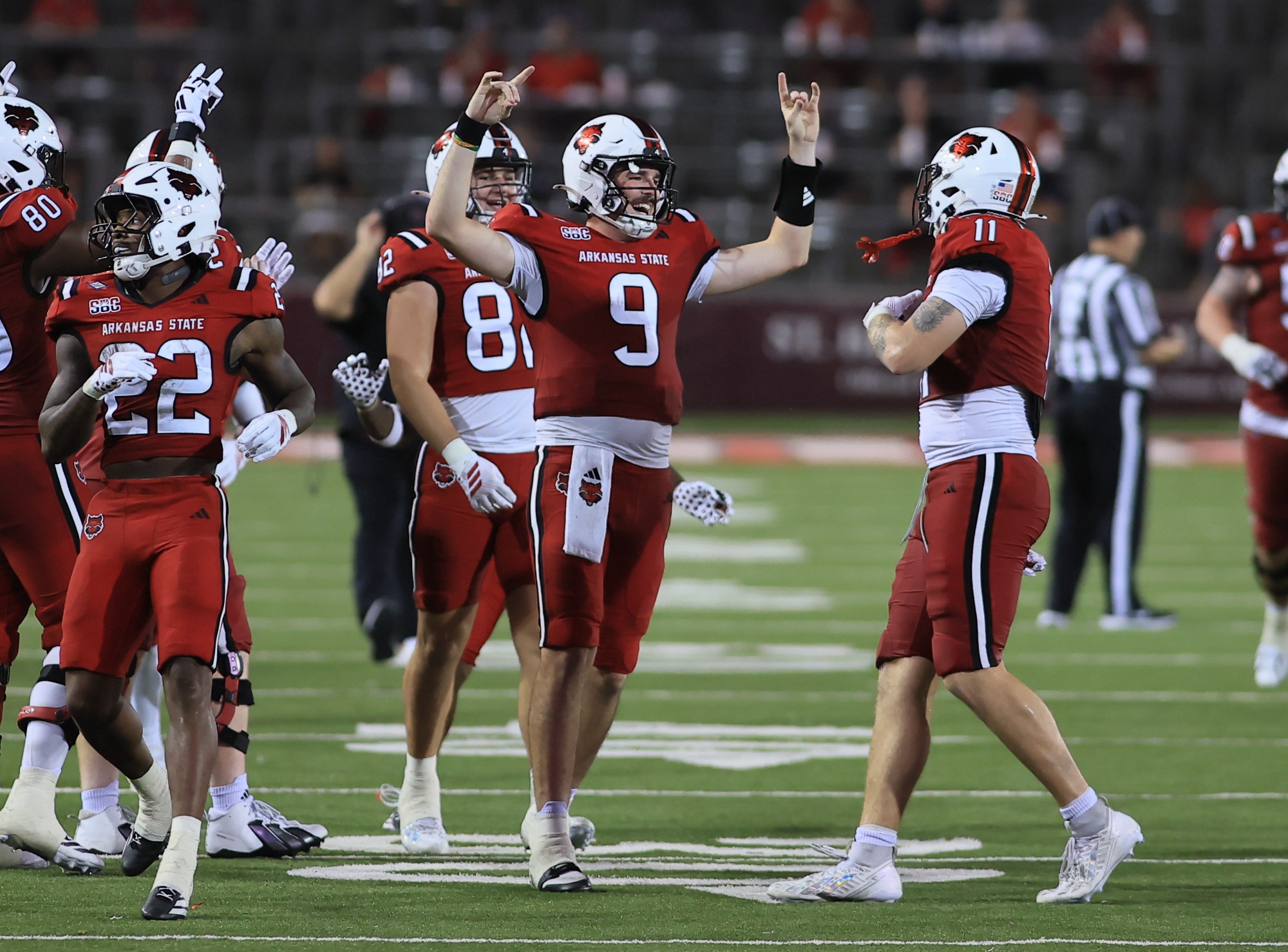 West Georgia @ Arkansas State at Centennial Bank Stadium in Jonesboro, Arkansas on September 12, 2026. Justin Manning